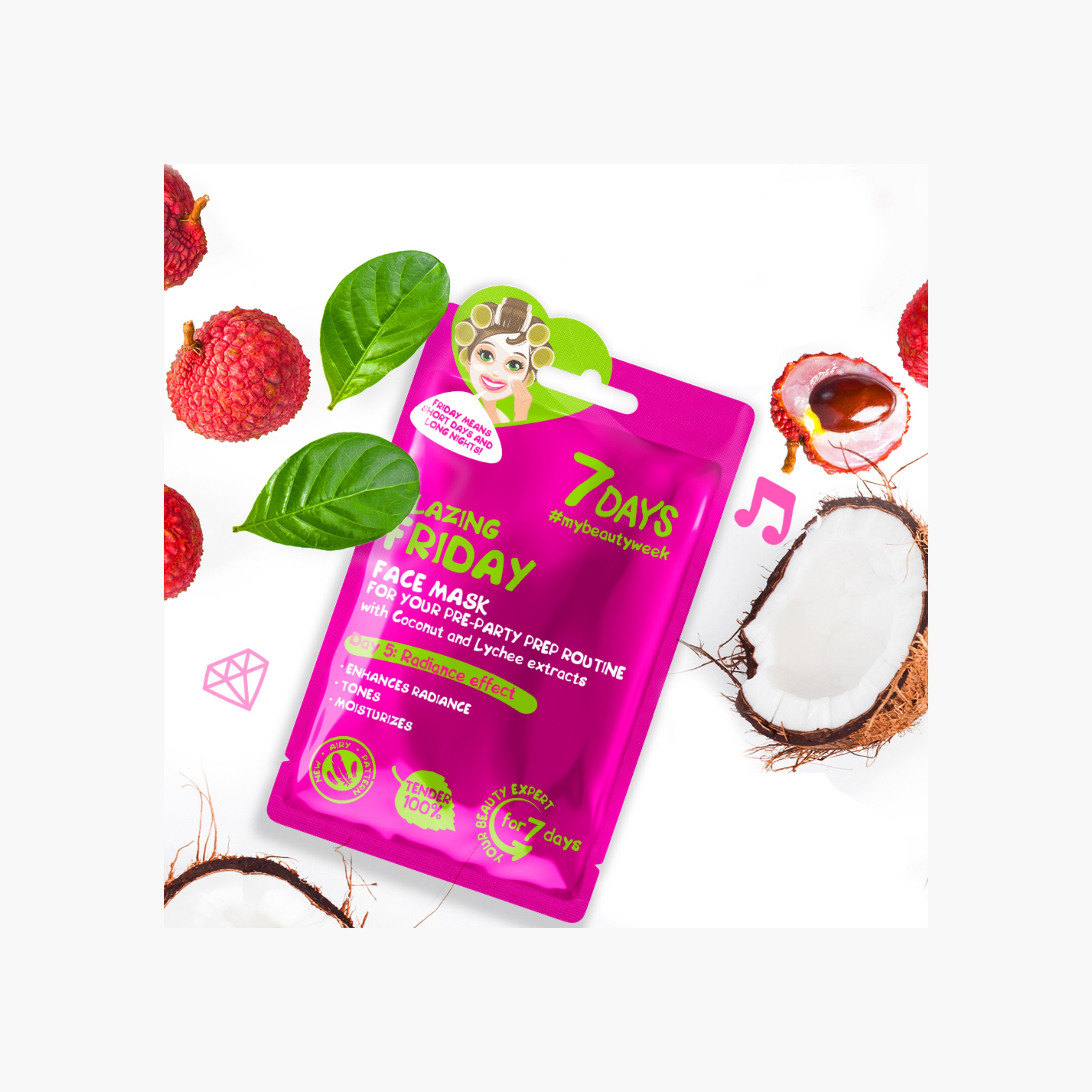 7days Radiance Boosting Face Mask-beautyandpersonalcare-skin-masks-sheetmask-image-3