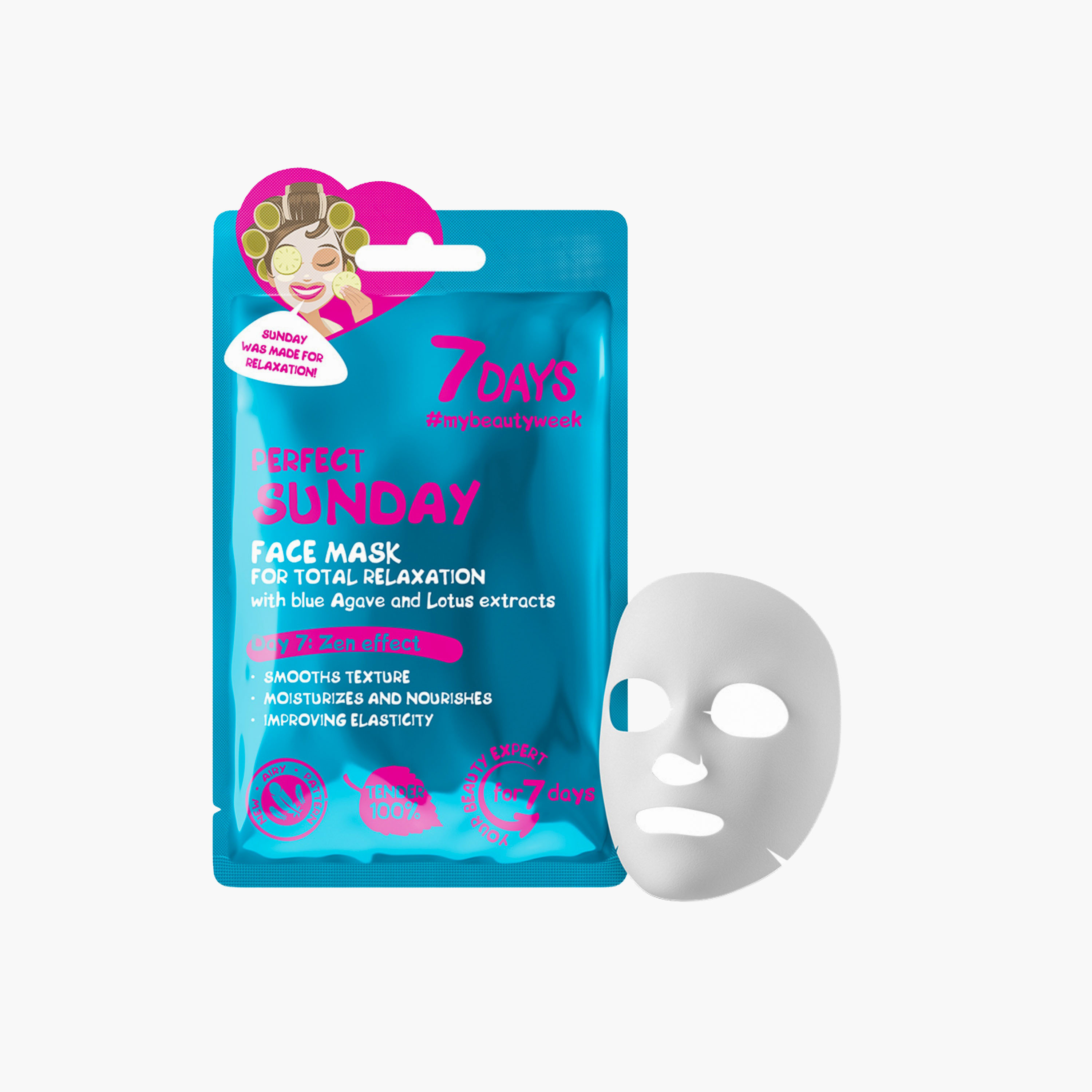 7days Relaxing Sheet Face Mask-beautyandpersonalcare-skin-masks-sheetmask-image-1