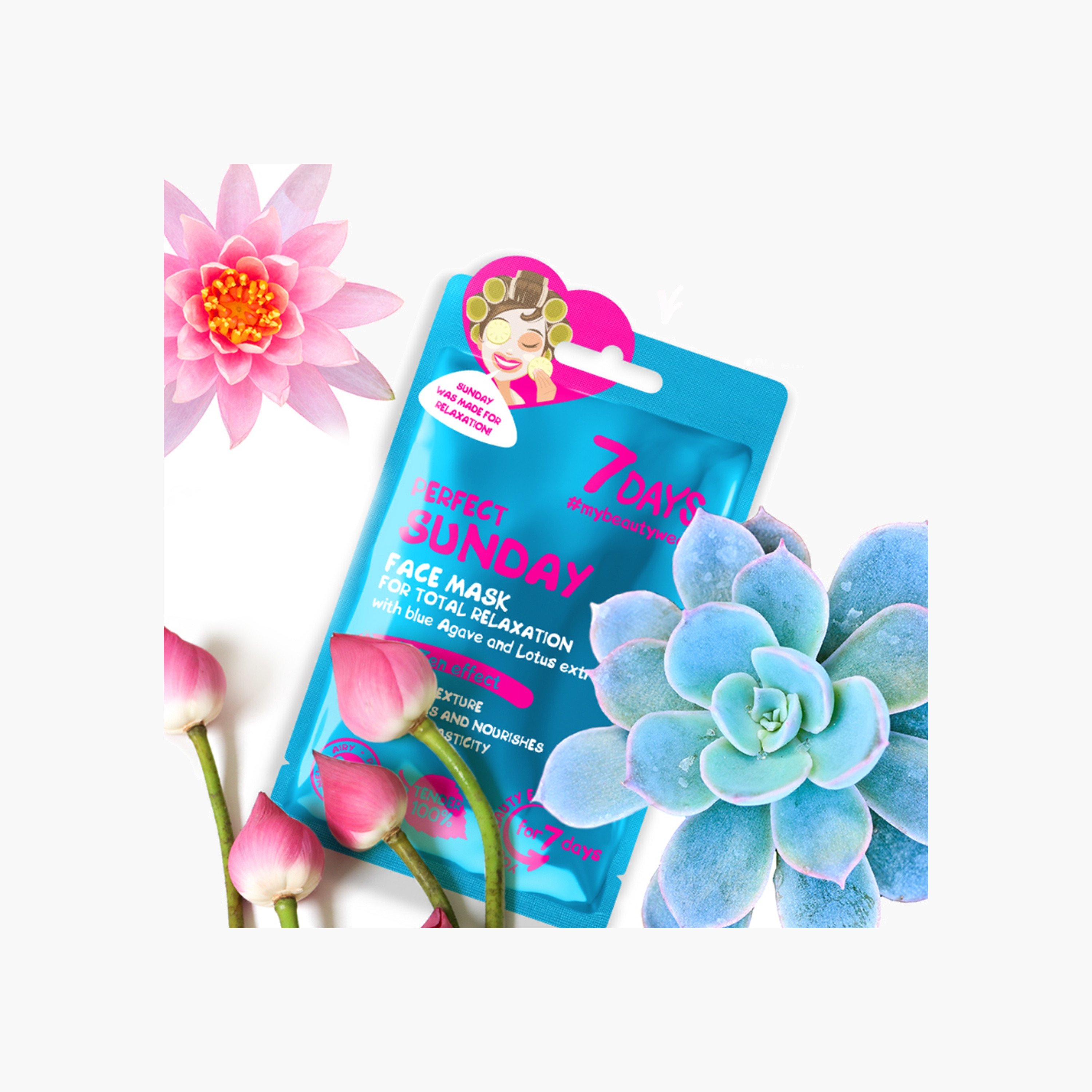 7days Relaxing Sheet Face Mask-beautyandpersonalcare-skin-masks-sheetmask-image-5