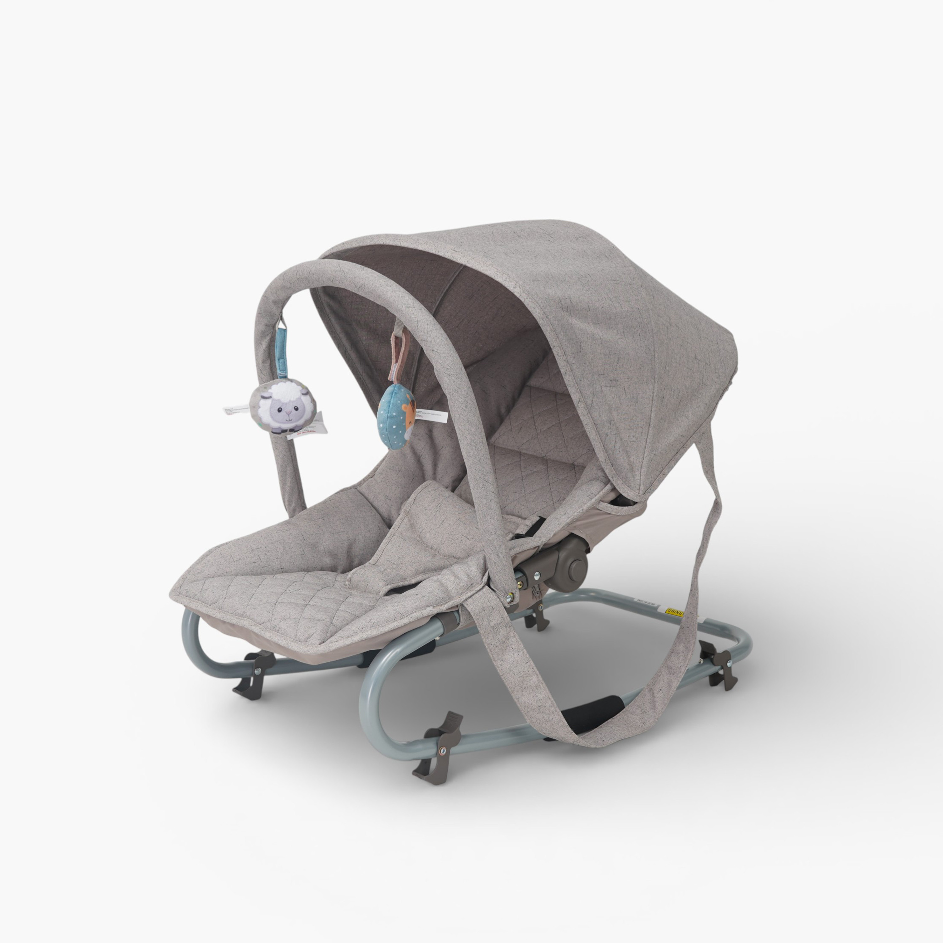 Juniors Coral Rocker with Canopy and Toy Bar-baby-infantactivity-rockers-image-1