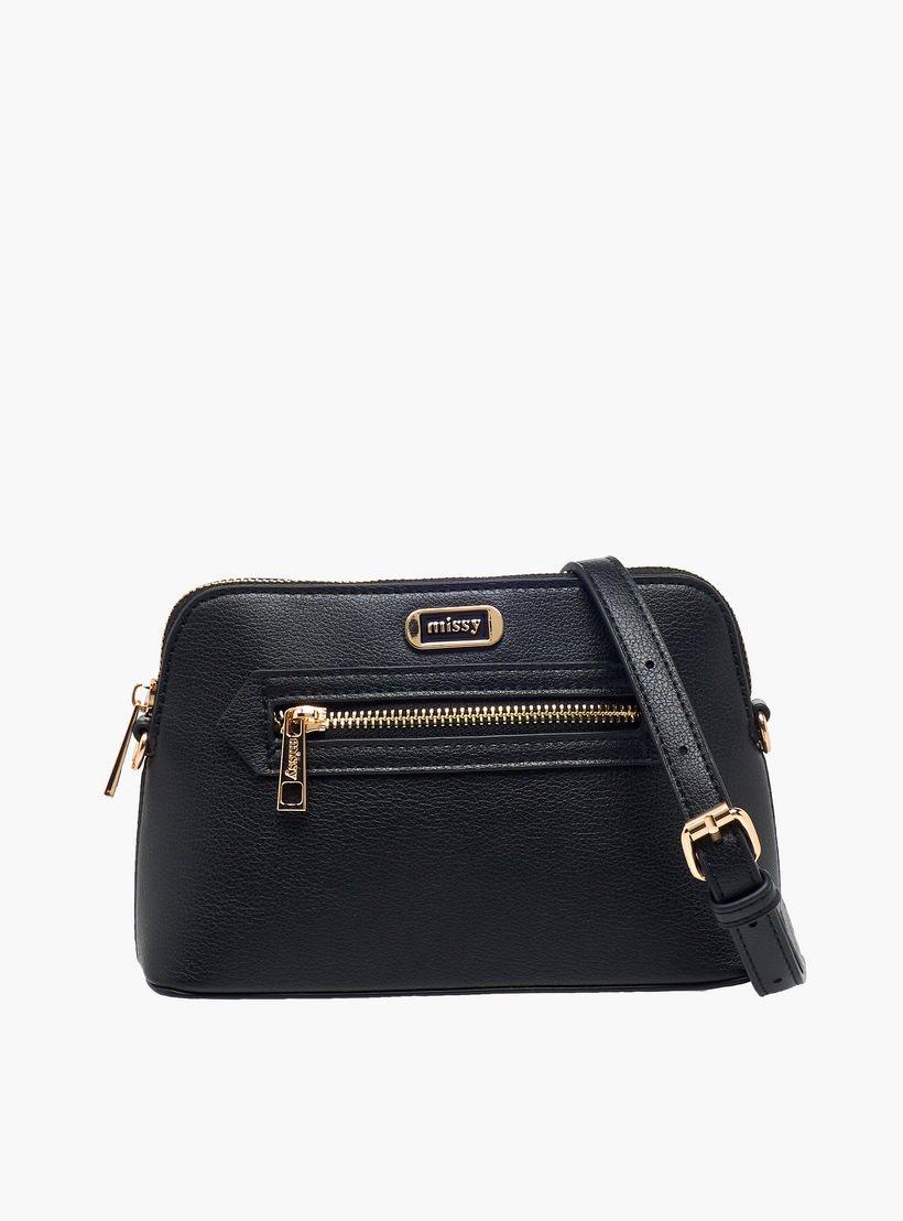 شنطة كروس بودي بحزام قابل للتعديل وطبعات مونوجرام من ميسي-women-bagsandwallets-handbags-image-1