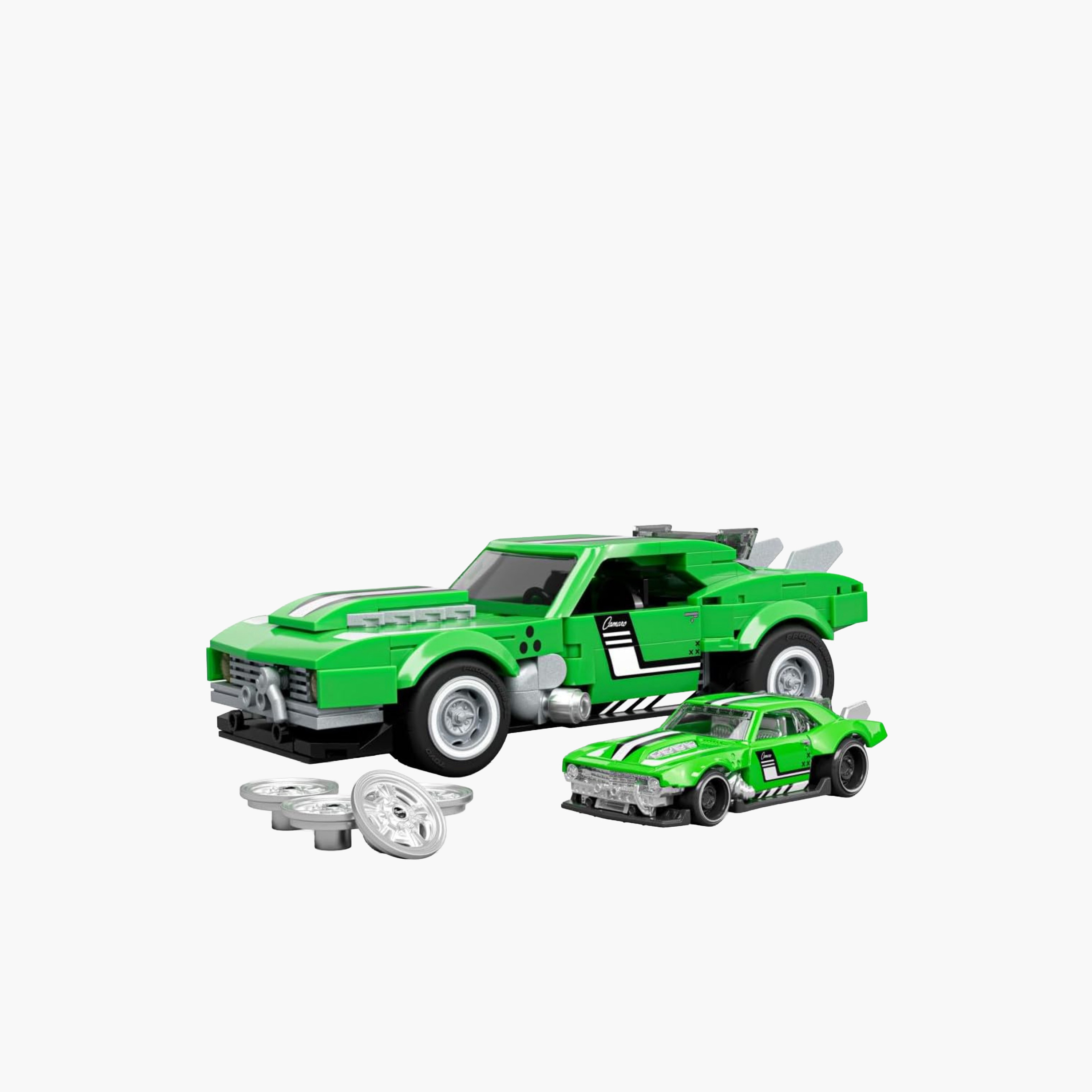 Hot Wheels Mattel Brick Shop Speed Camaro Toy-toys-buildingblocks-blocks-image-2