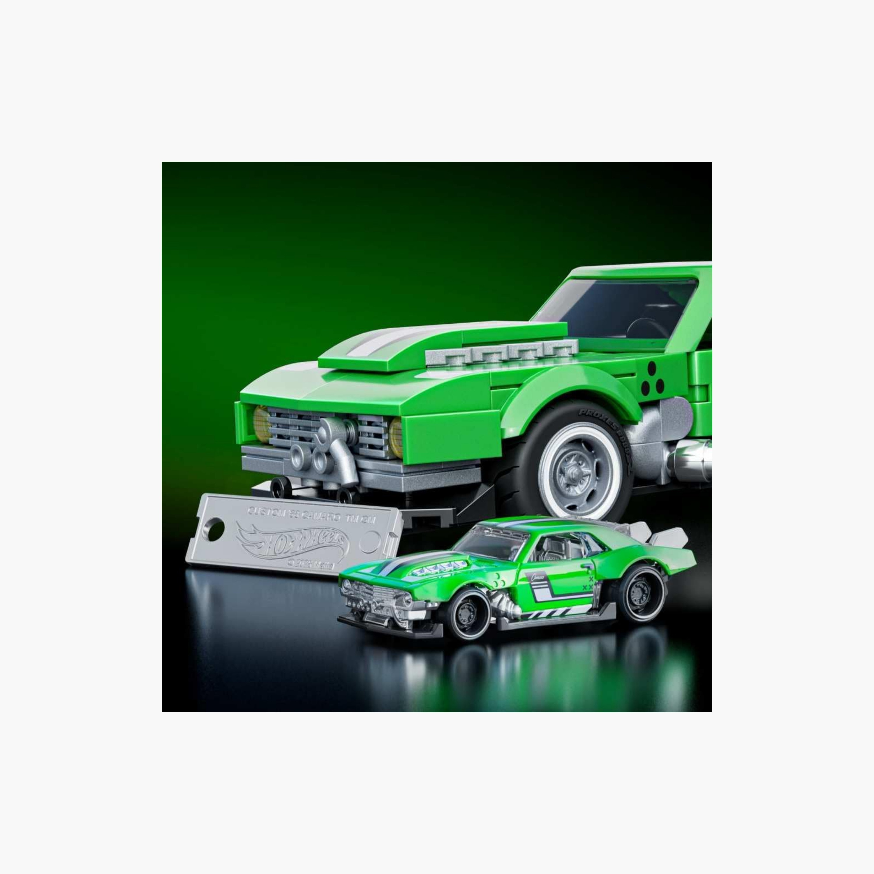 Hot Wheels Mattel Brick Shop Speed Camaro Toy-toys-buildingblocks-blocks-image-7
