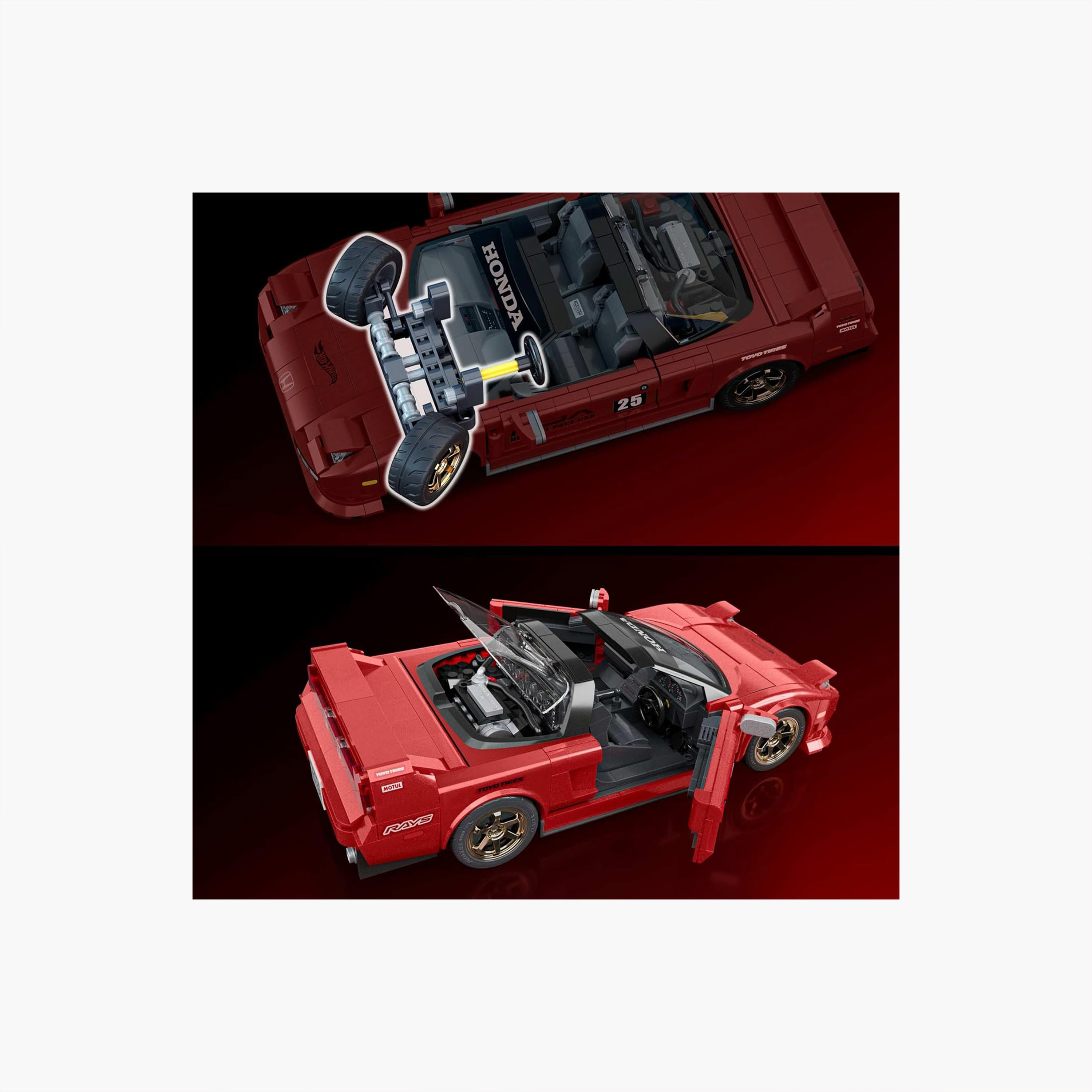 Hot Wheels Mattel Brick Shop Elite Acura NSX Toy-toys-buildingblocks-blocks-image-4