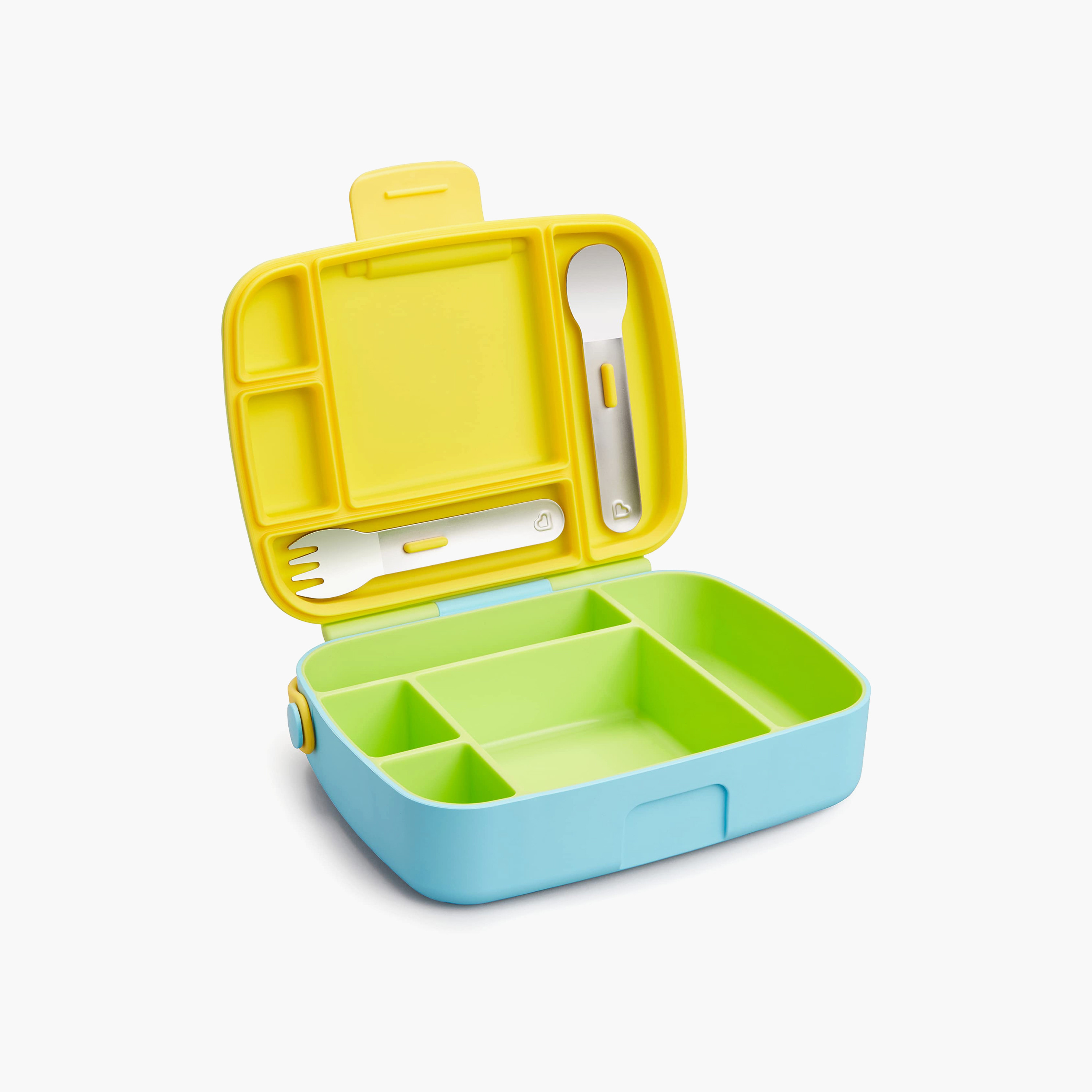 Munchkin Bento Lunch Box with Spoon and Fork, BPA-Free-baby-feeding-mealtimeessentials-image-1