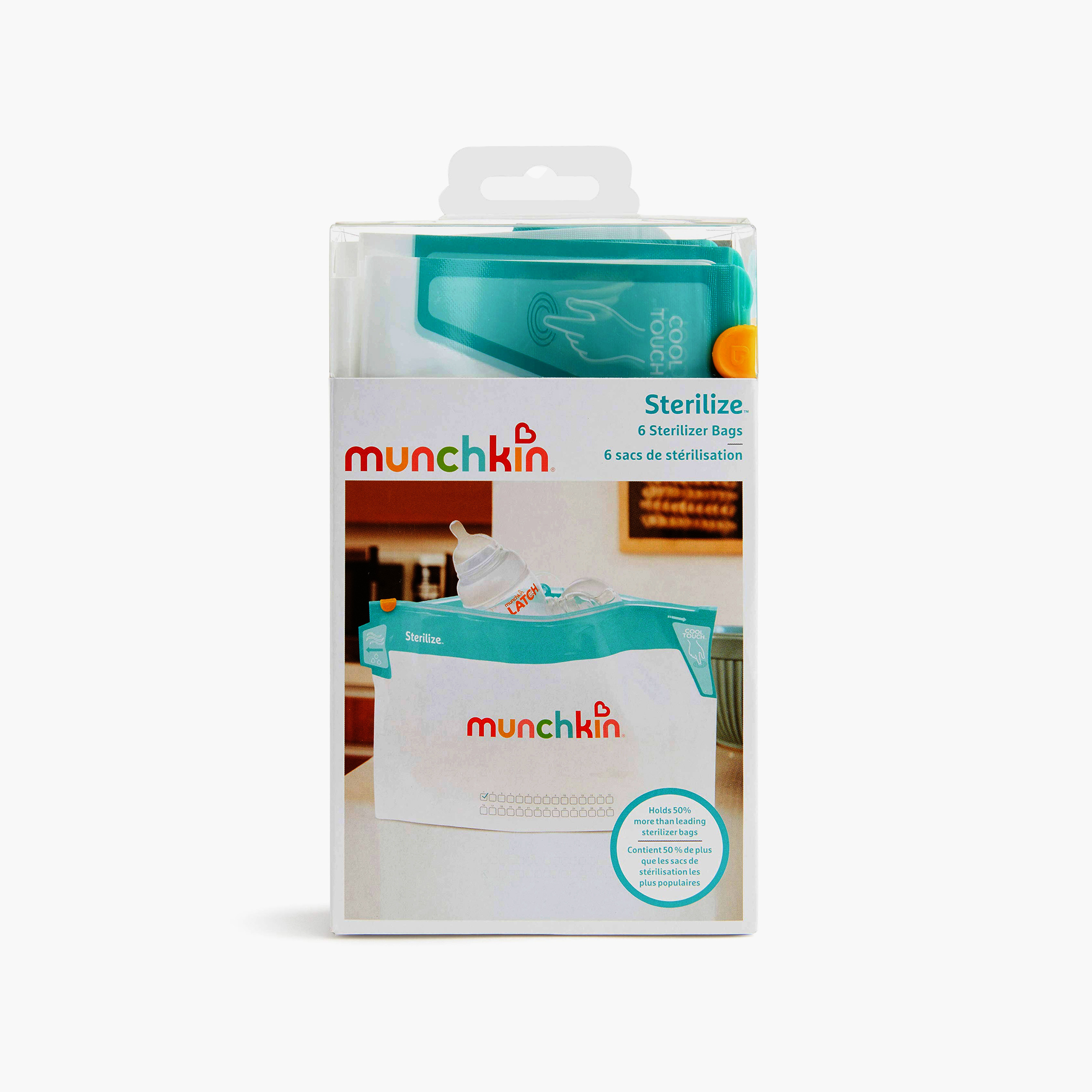 Pack of 6 Munchkin Steriliser Bag with Zip Lock-baby-feeding-sterilizersandwarmers-image-6