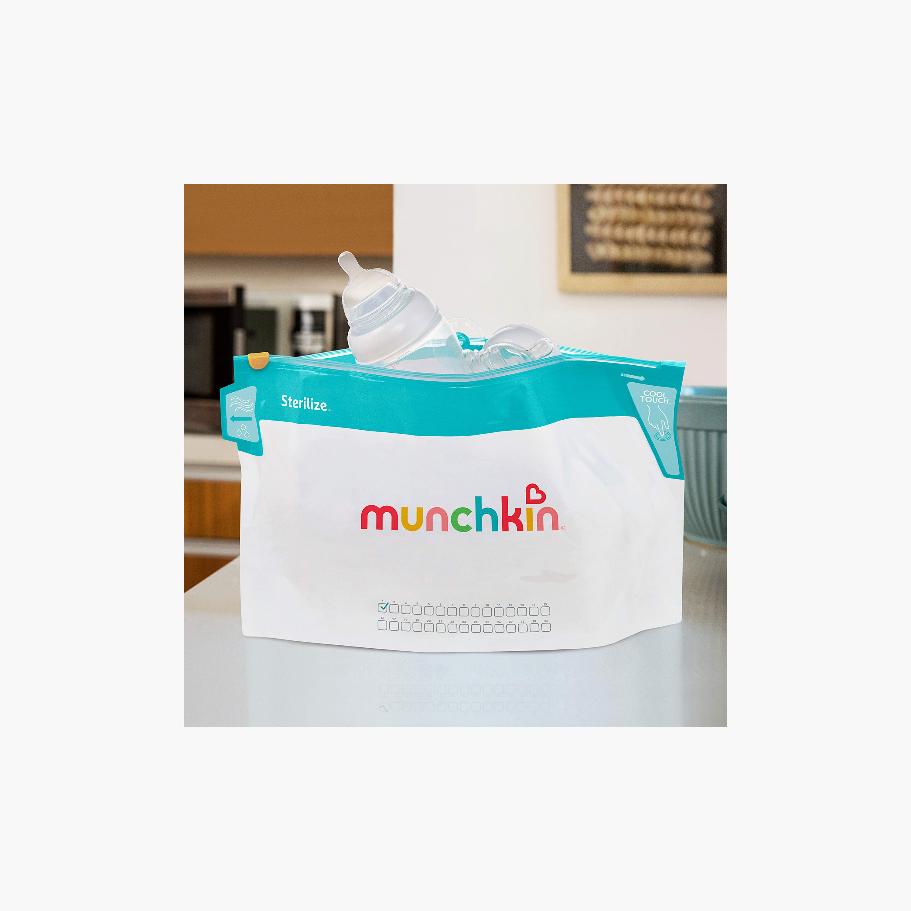 Pack of 6 Munchkin Steriliser Bag with Zip Lock-baby-feeding-sterilizersandwarmers-image-7