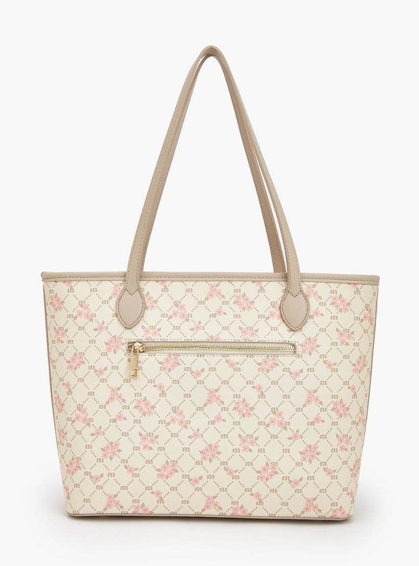شنطة توتي بمقابض مزدوجة وطبعات مونوجرام من ميسي-women-bagsandwallets-handbags-image-4
