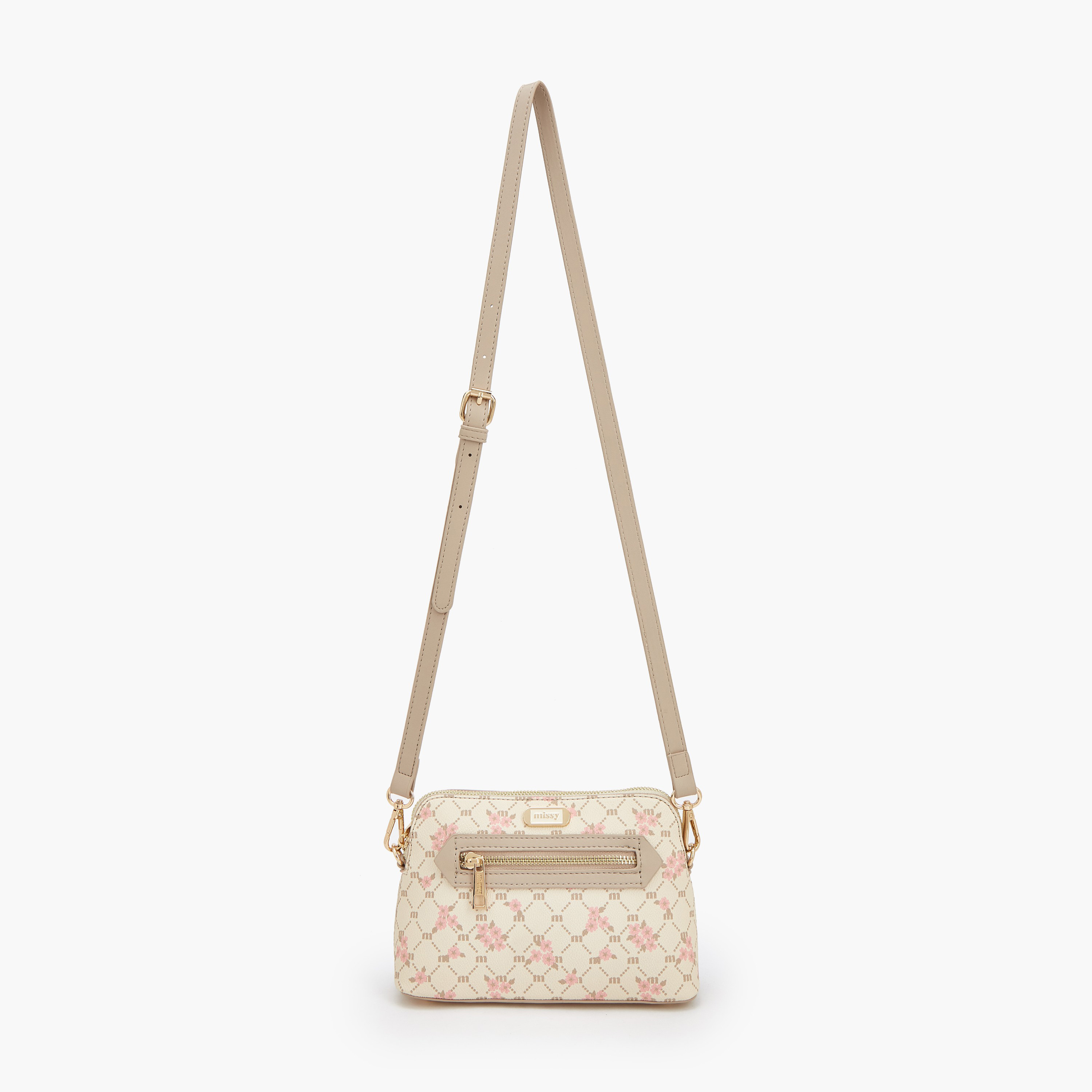 شنطة كروس بودي بحزام قابل للتعديل وطبعات مونوجرام من ميسي-women-bagsandwallets-handbags-image-3