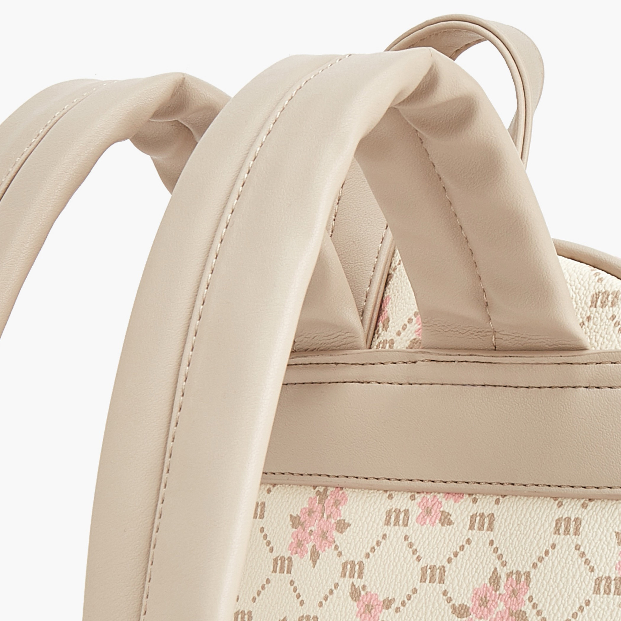 Missy Monogram Print Backpack with Adjustable Straps-women-bagsandwallets-backpacks-image-4