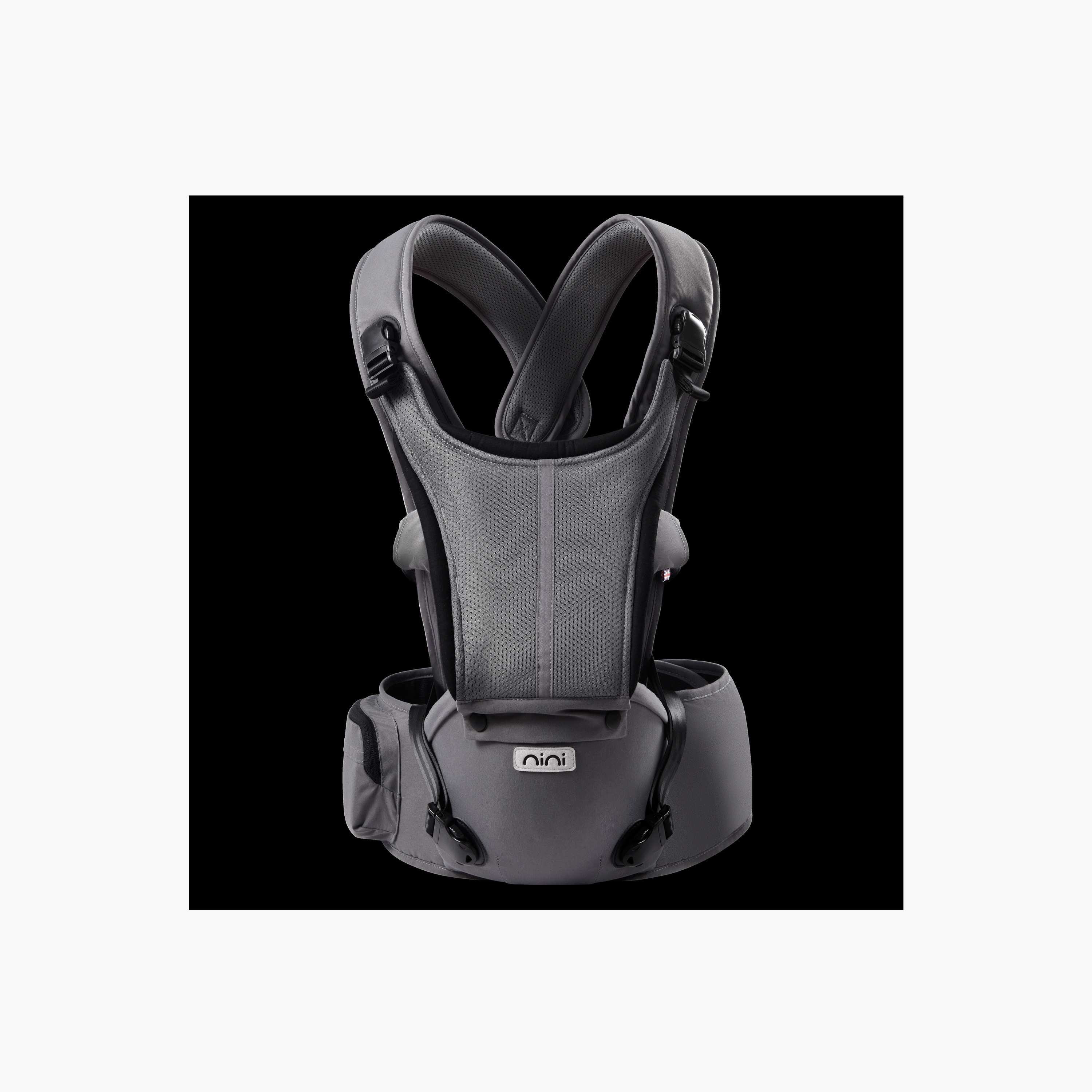 Nini Urban Hip Elite Baby Carrier with Padded Hip Seat-baby-gear-babycarriers-image-1