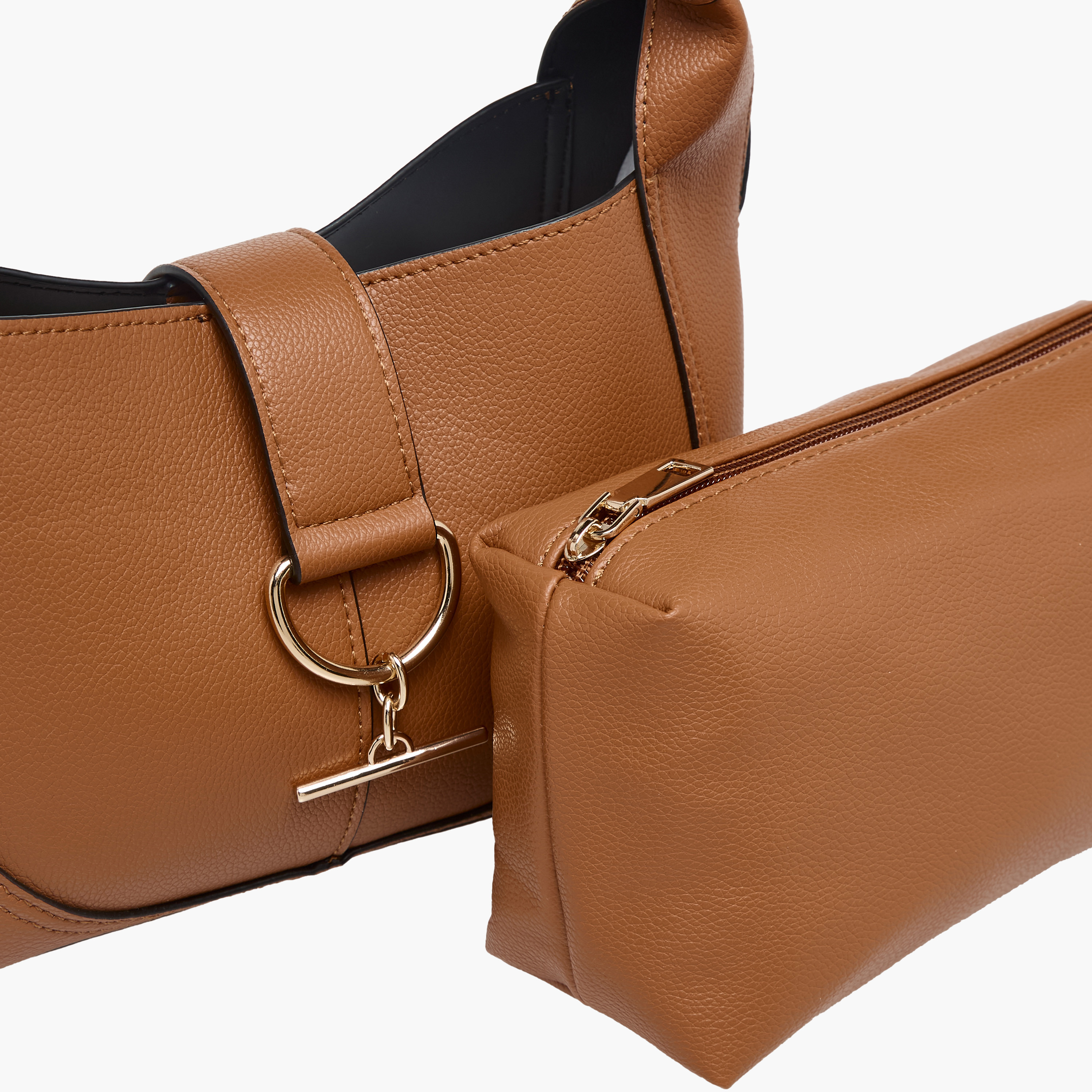 شنطة هوبو بارزة الملمس مع شنطة صغيرة من ساشا توم-women-bagsandwallets-handbags-image-6