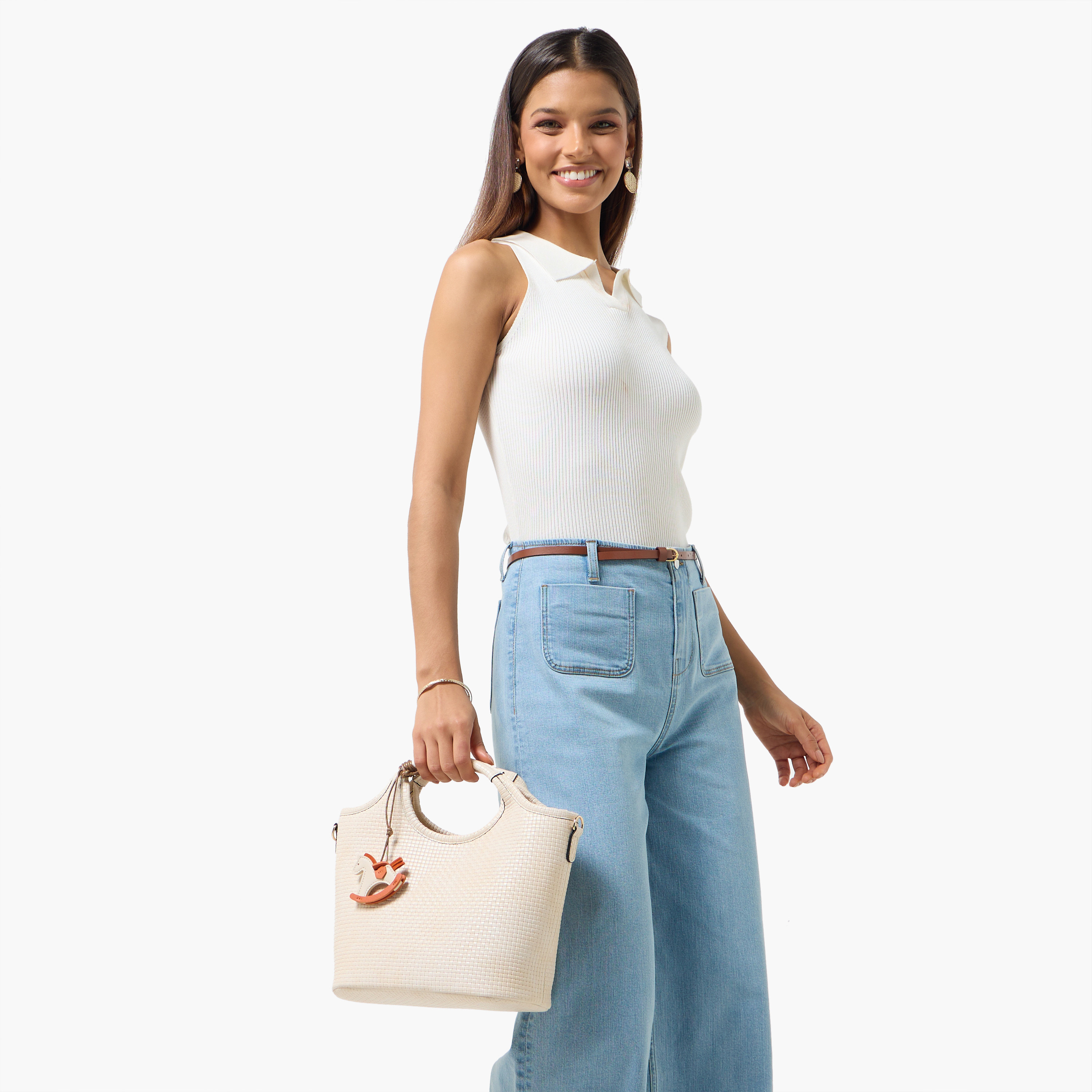 Sasha Tom Textured Hobo Bag with Rocking Horse Charm-women-bagsandwallets-handbags-image-8