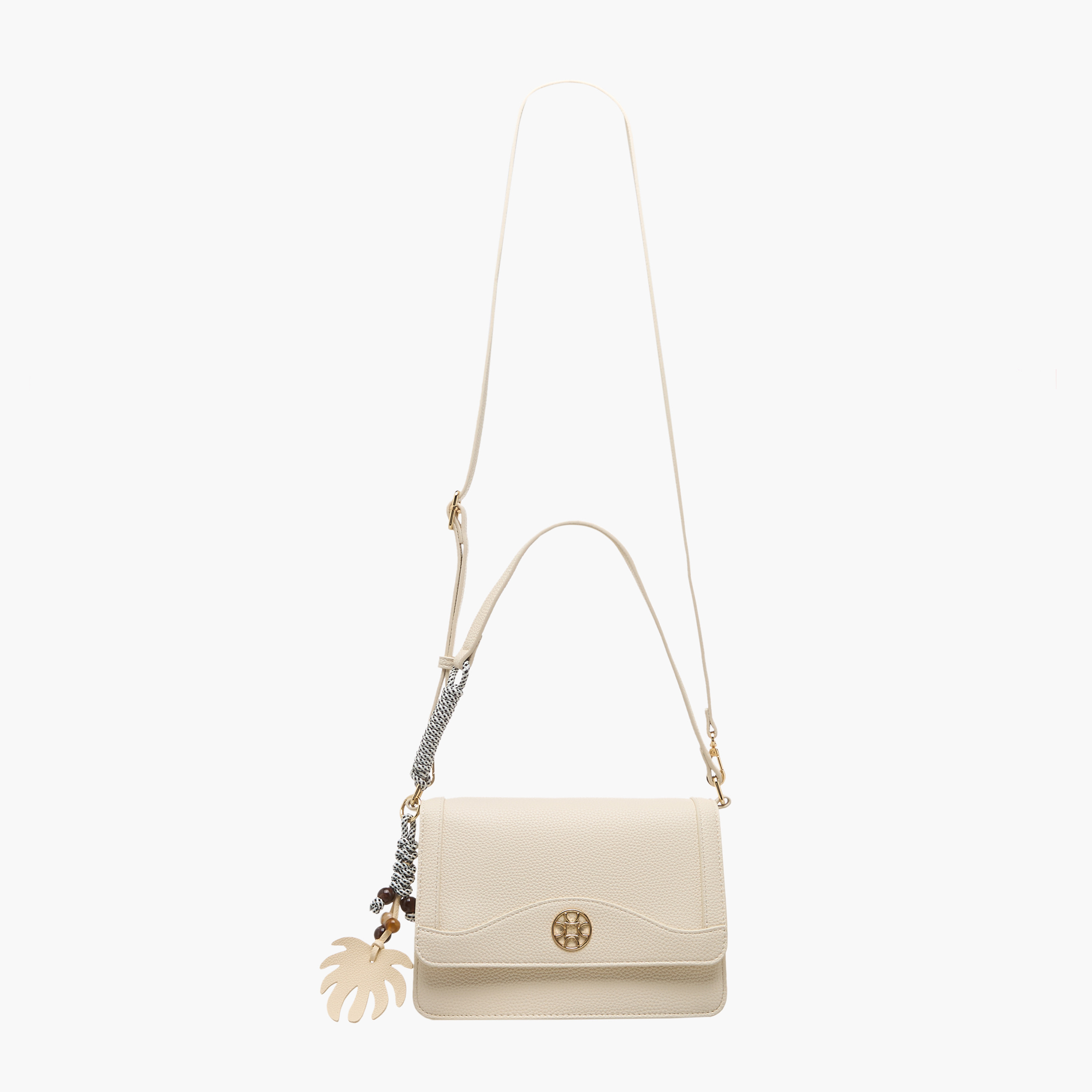 Sasha Kod Charm Detail Crossbody Bag with Detachable Strap-women-bagsandwallets-handbags-image-3