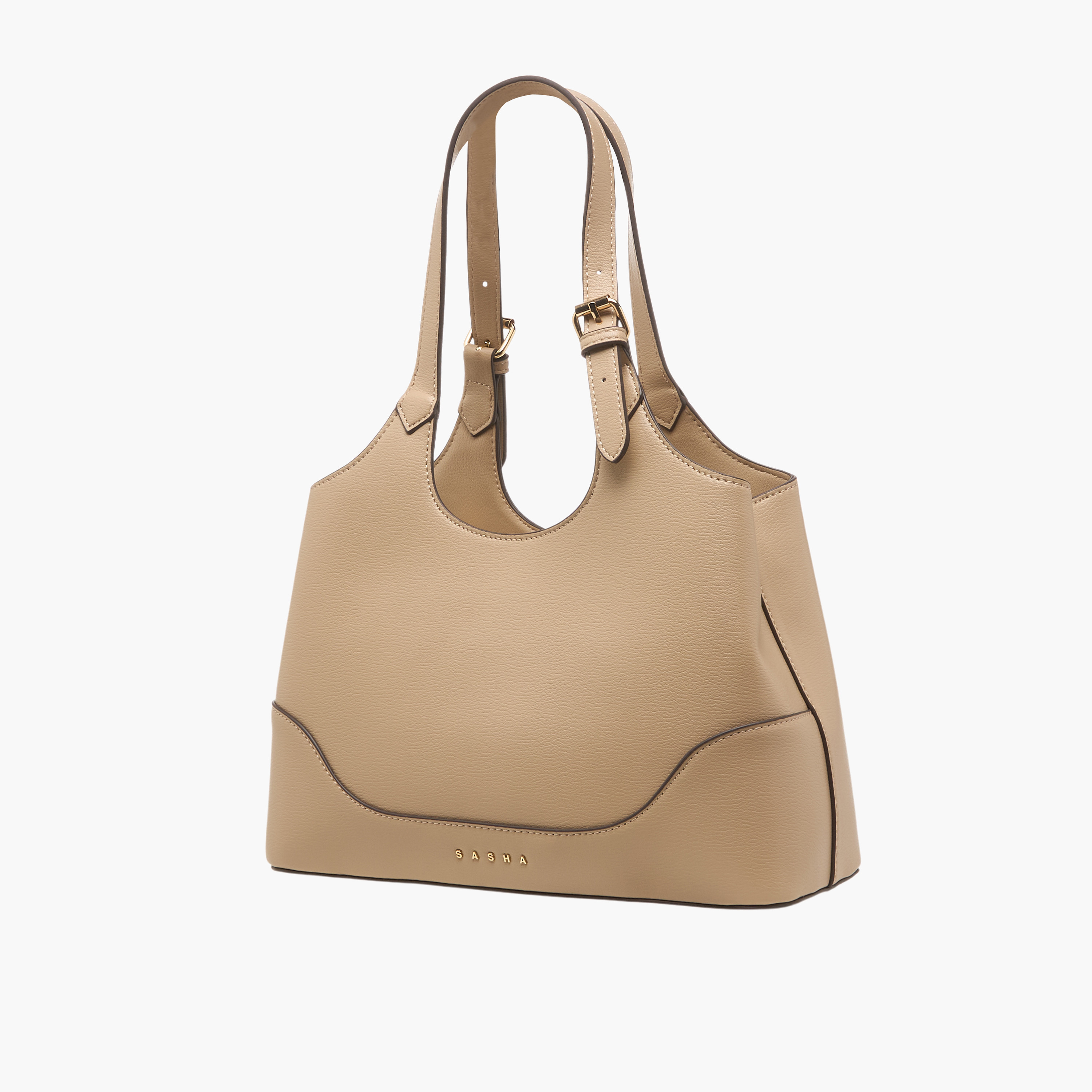 شنطة هوبو سادة بمقبض مزدوج كود من ساشا-women-bagsandwallets-handbags-image-3