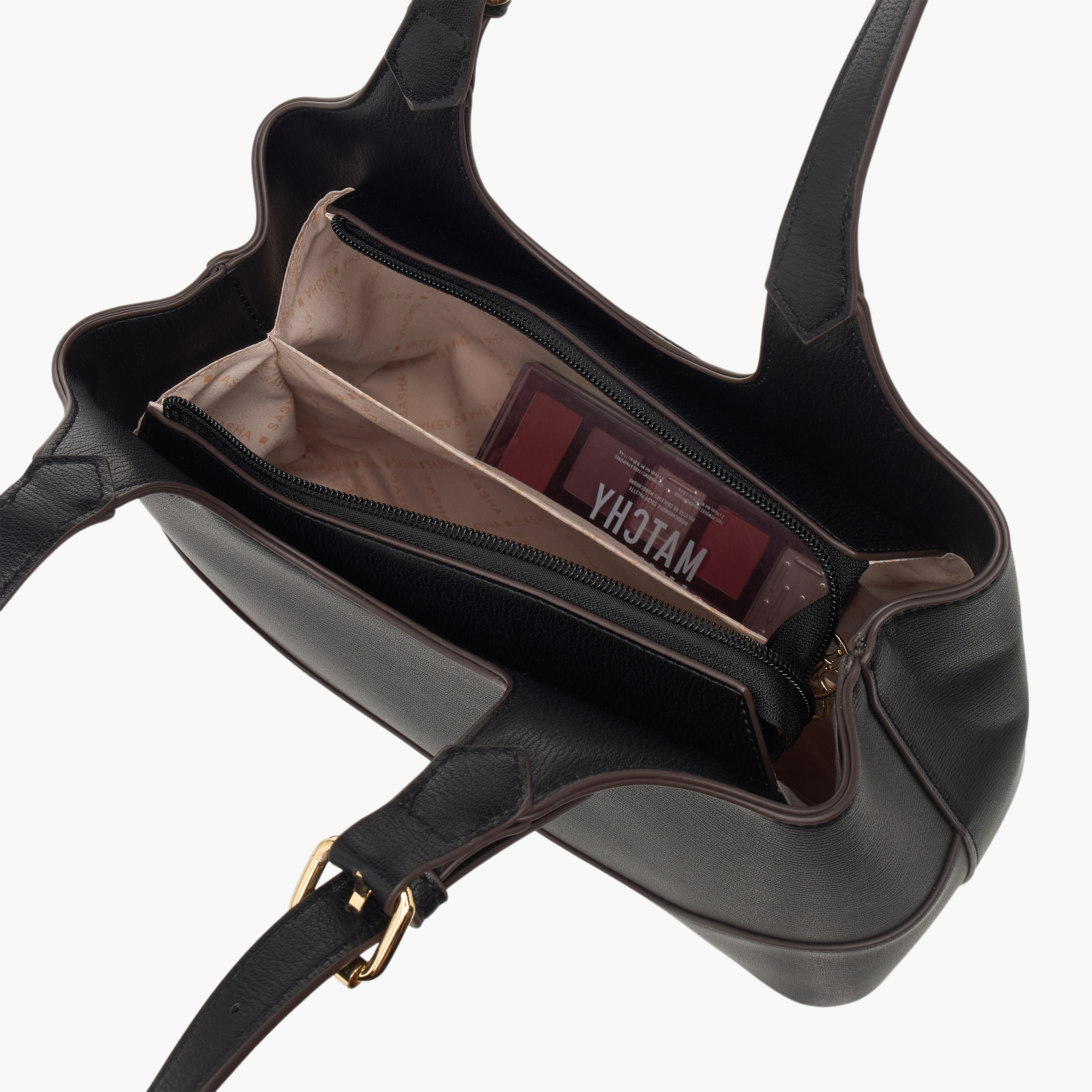 شنطة هوبو سادة بمقبض مزدوج كود من ساشا-women-bagsandwallets-handbags-image-8