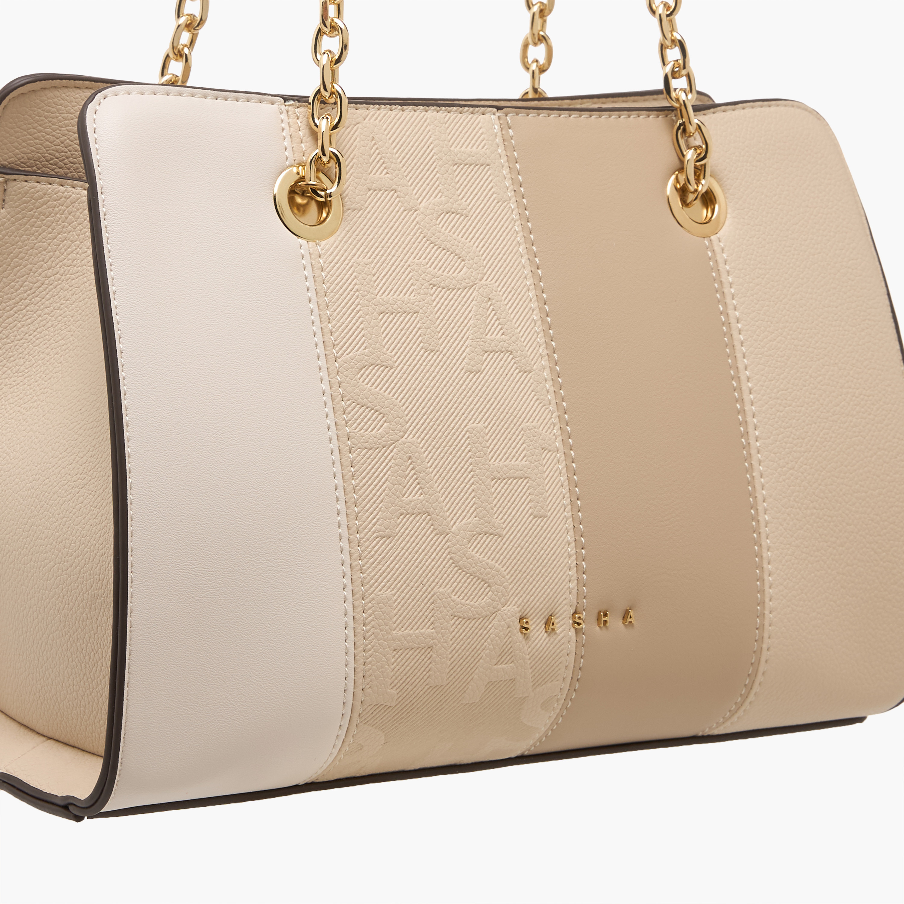Sasha Kod 2-Piece Textured Tote Bag Set with Zip Closure-women-bagsandwallets-handbags-image-5