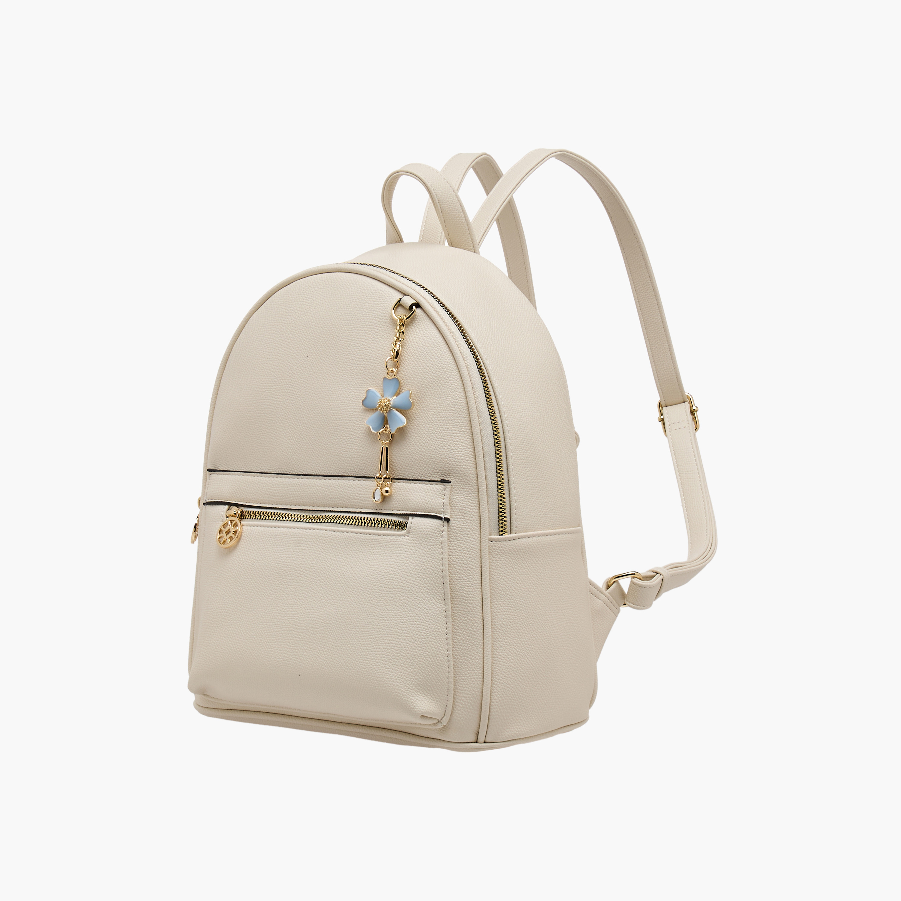 Sasha Kod Charm Detail Backpack with Adjustable Strap-women-bagsandwallets-handbags-image-3