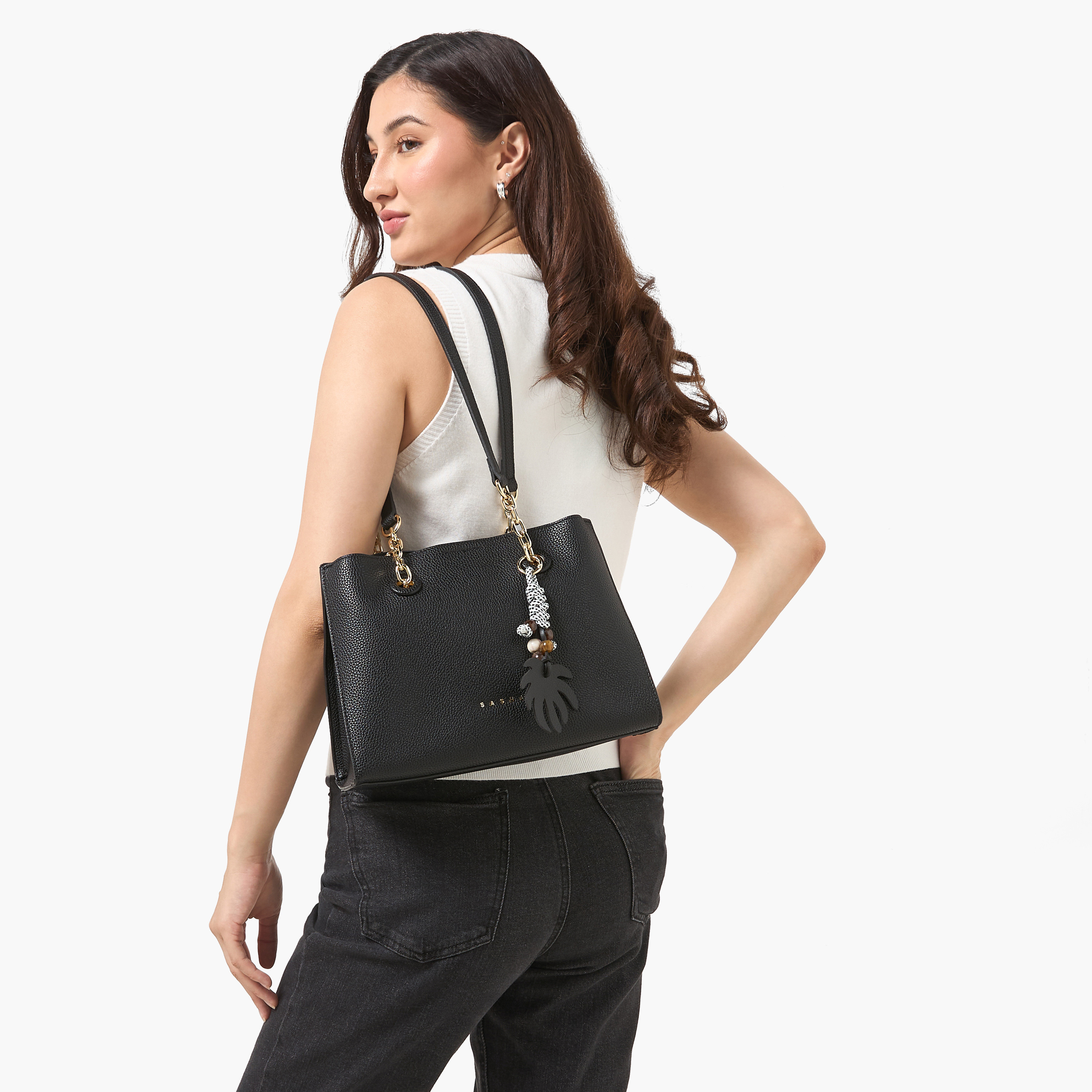 شنطة توتي بتفاصيل دلايّة وحزام قابل للفصل من ساشا كود-women-bagsandwallets-handbags-image-2