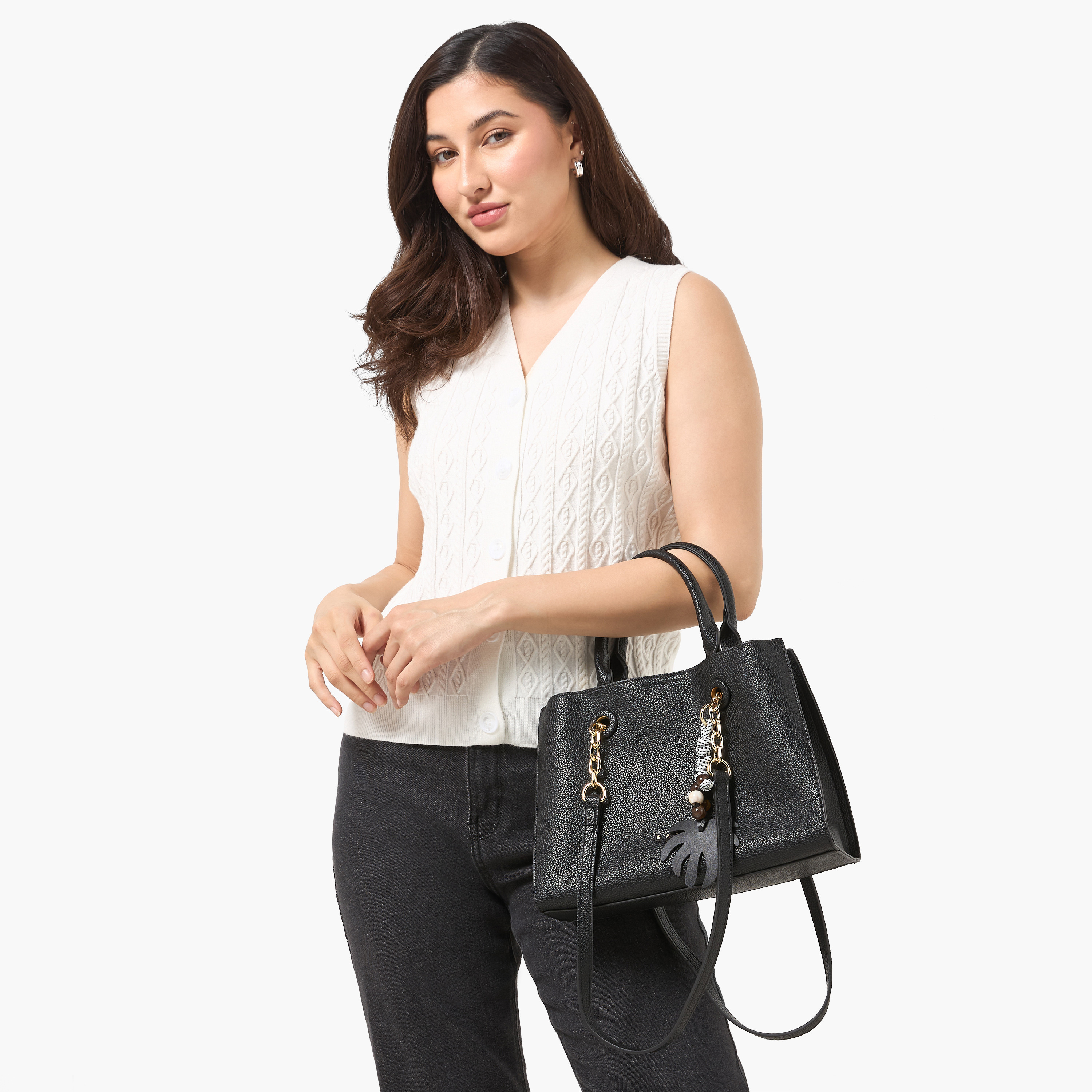 شنطة توتي بتفاصيل دلايّة وحزام قابل للفصل من ساشا كود-women-bagsandwallets-handbags-image-8