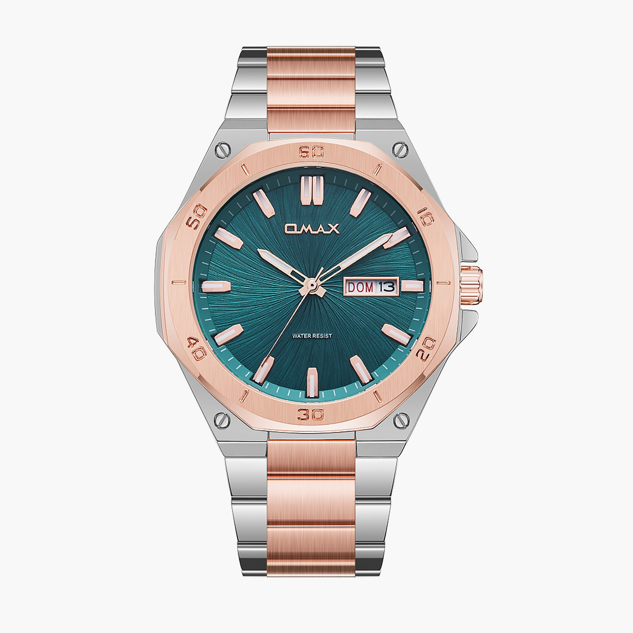 Two-Tone Stainless Steel Men's Watch-men-watchesandjewellery-watches-image-1
