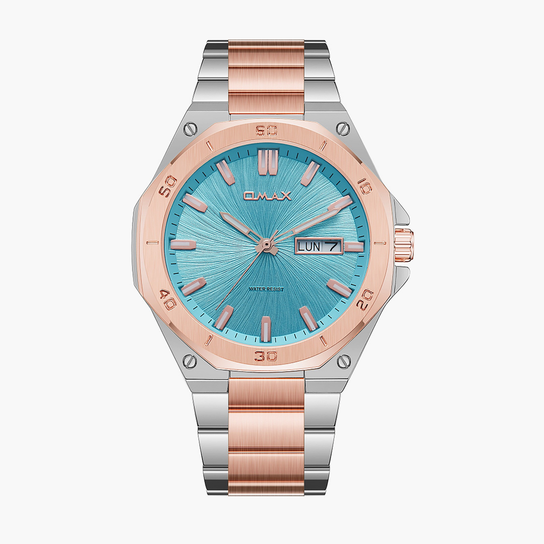Two-Tone Stainless Steel Men's Watch-men-watchesandjewellery-watches-image-1
