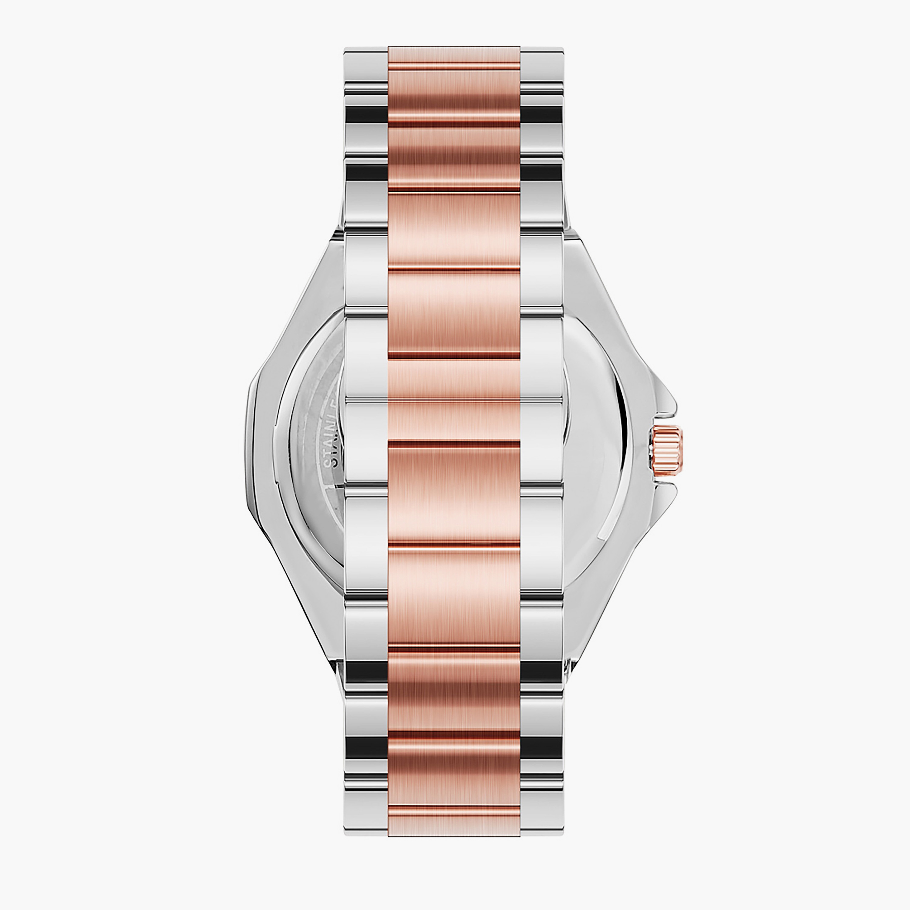 Two-Tone Stainless Steel Men's Watch-men-watchesandjewellery-watches-image-3