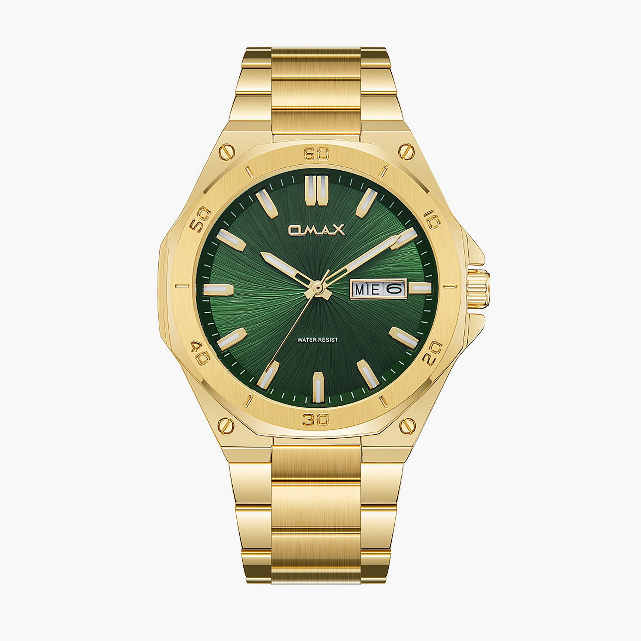 أوماكس ساعة رجالية ذهبية من الستانلس ستيل-men-watchesandjewellery-watches-image-1