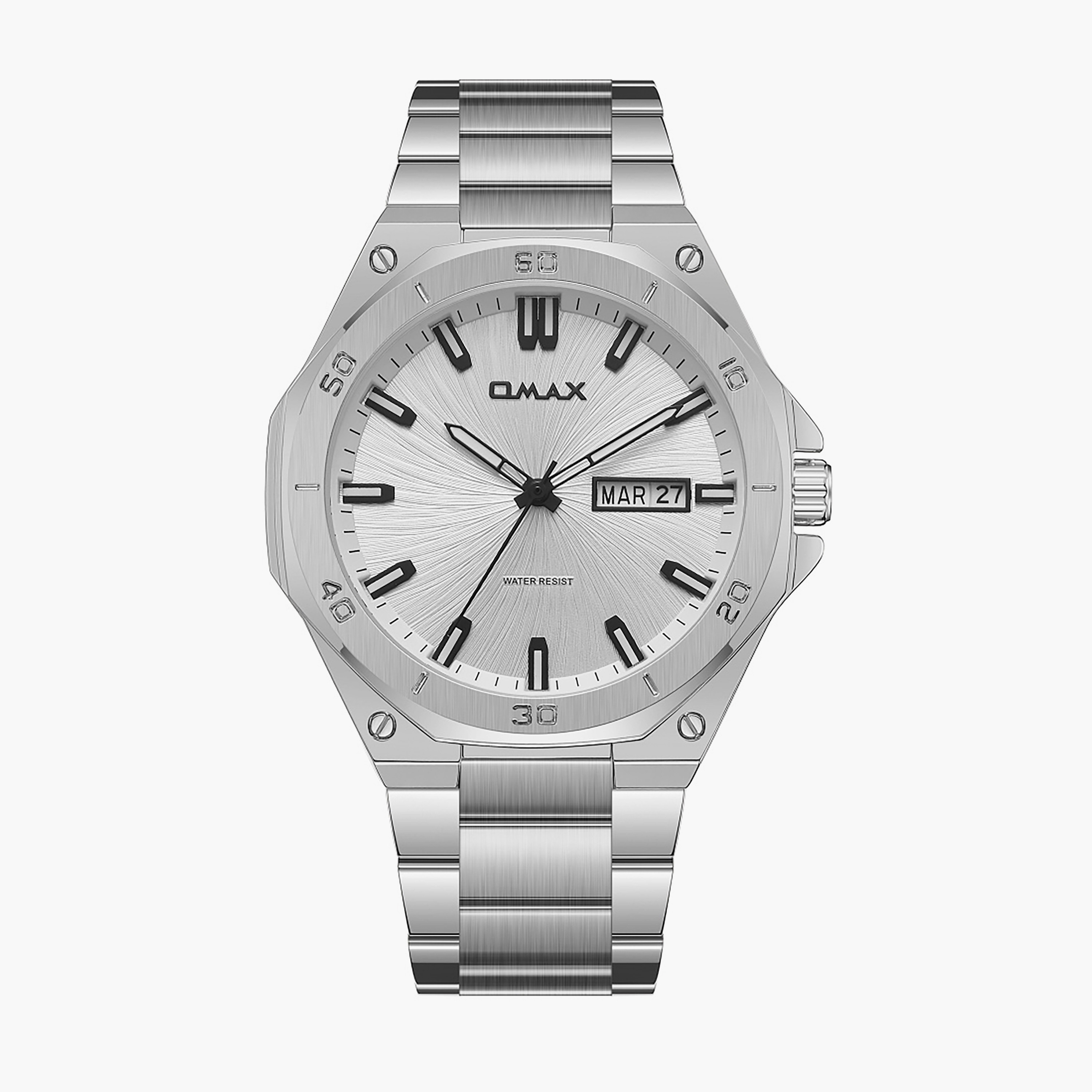 Silver Stainless Steel Men's Watch-men-watchesandjewellery-watches-image-1
