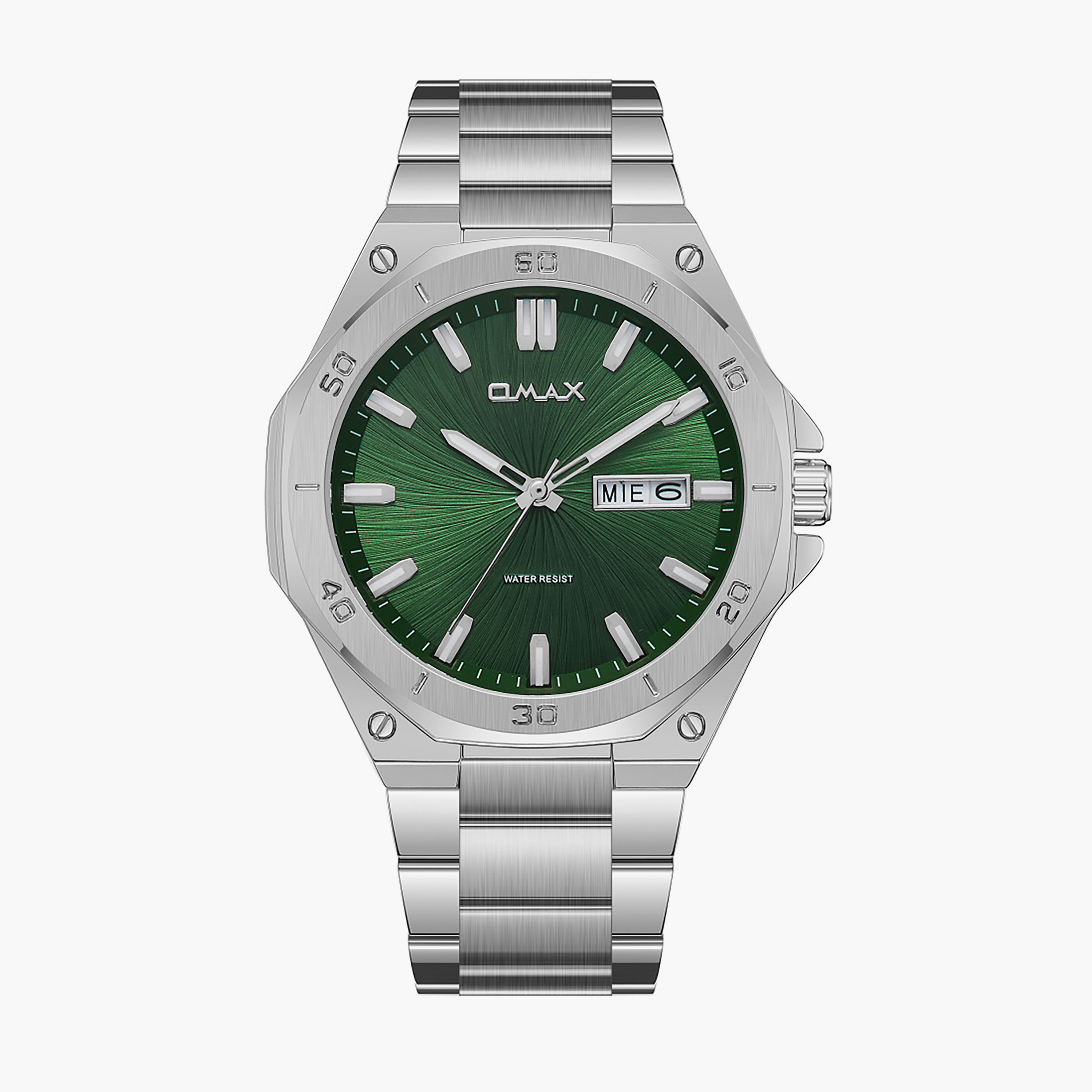 أوماكس ساعة رجالية فضية من الستانلس ستيل-men-watchesandjewellery-watches-image-1