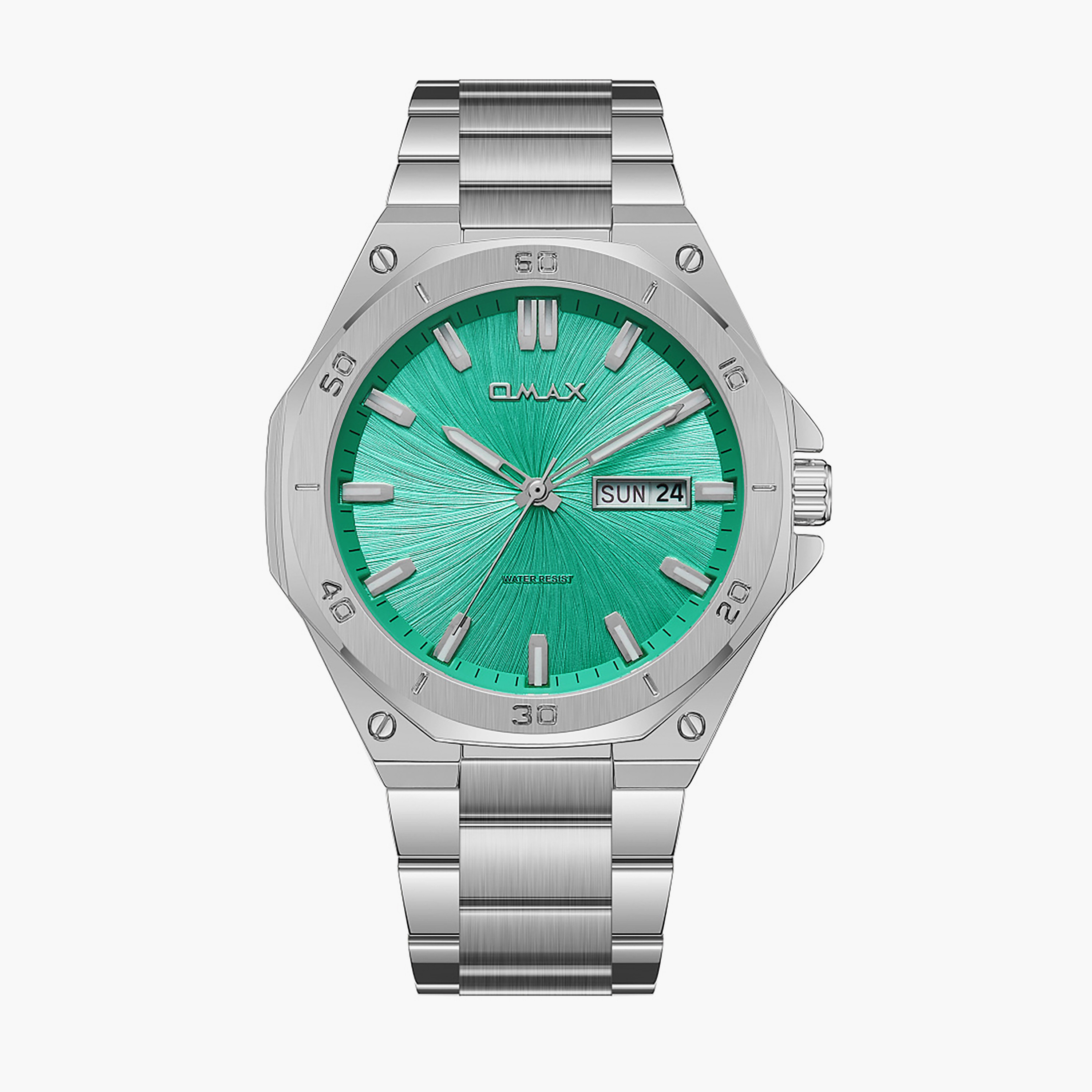 أوماكس ساعة رجالية فضية من الستانلس ستيل-men-watchesandjewellery-watches-image-1