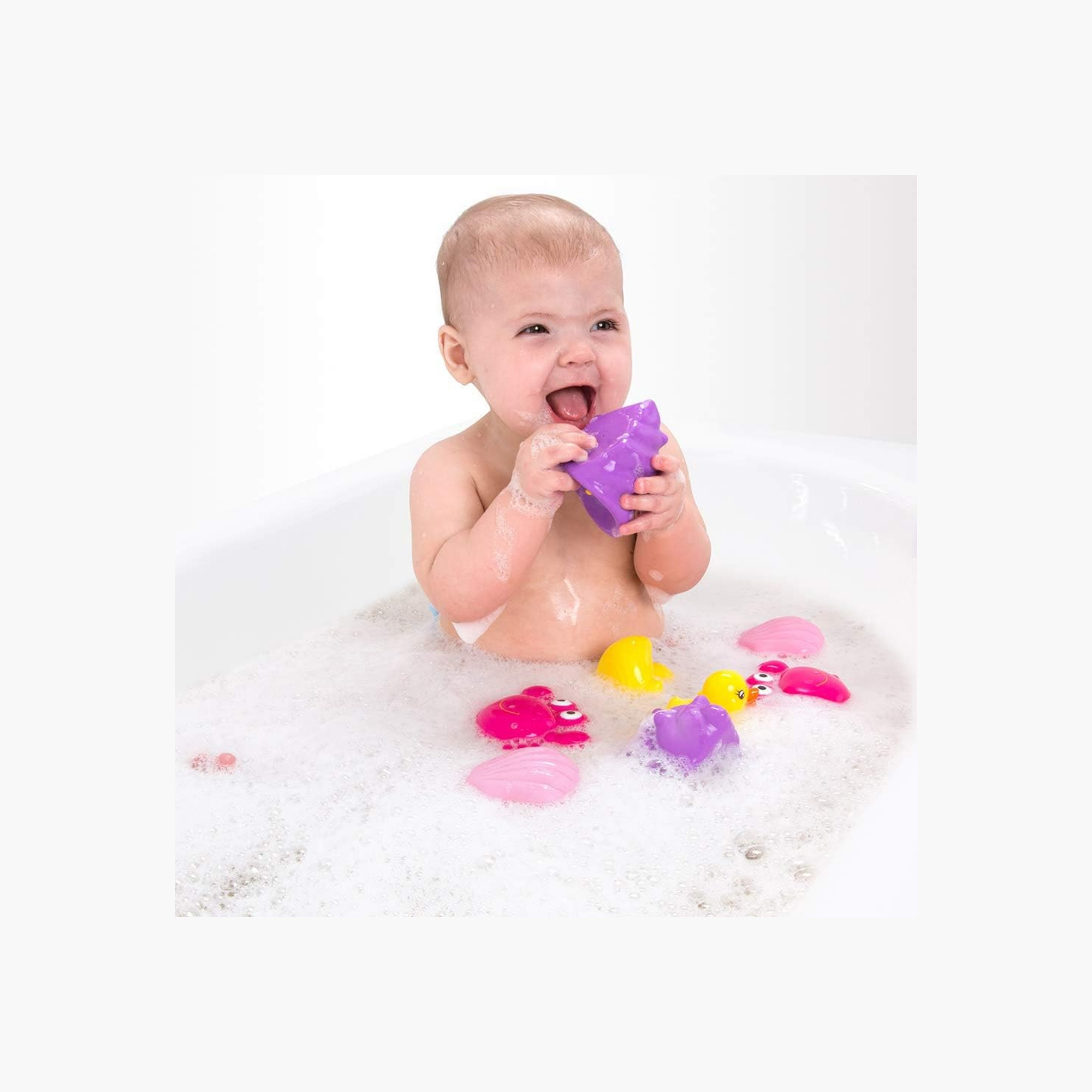 Playgro 8-Piece Floating Sea Friends Bath Toy Set-toys-babyandtoddlertoys-bathtoys-image-2