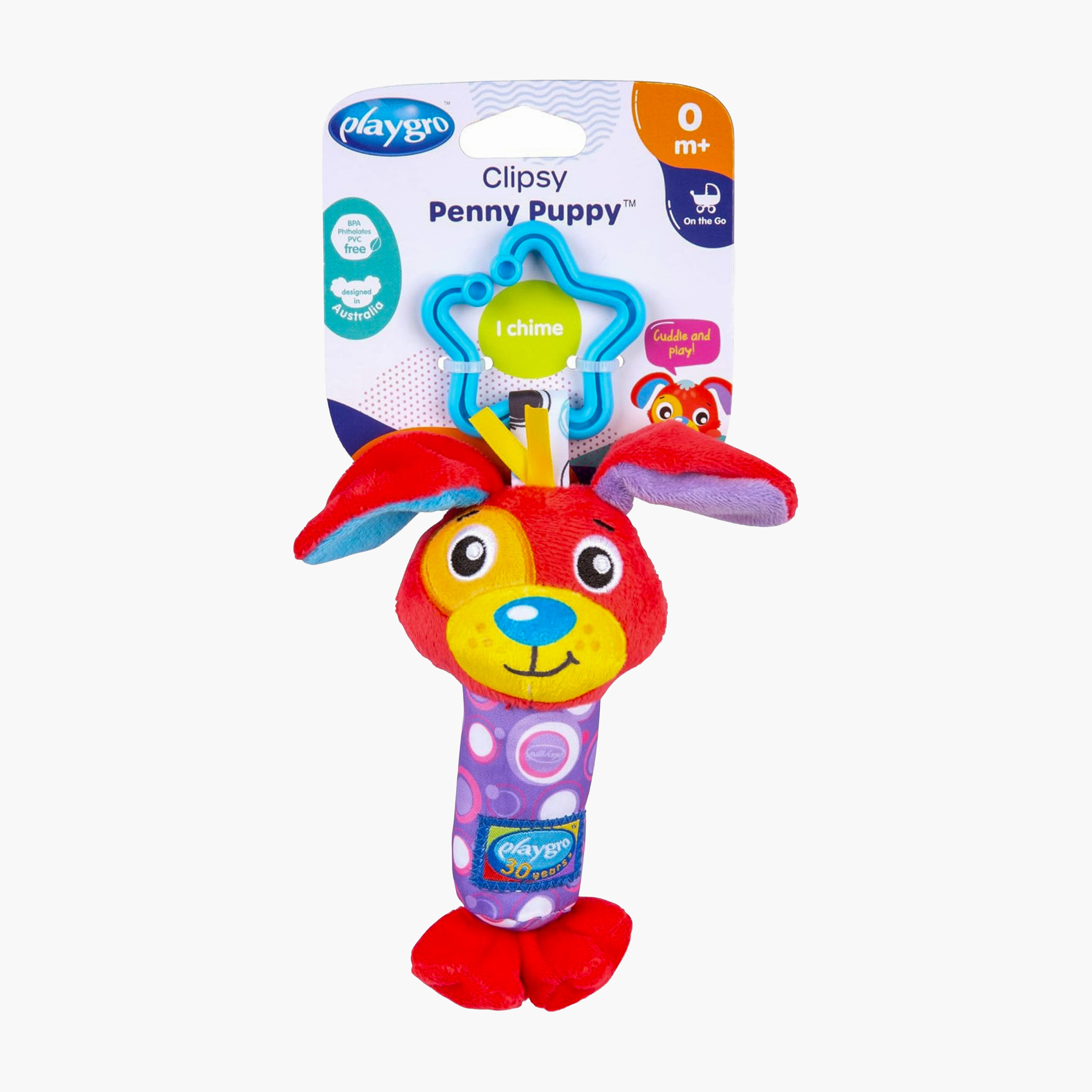Playgro Clipsy Penny Puppy Toy-baby-gear-strollersandprams-accessories-image-4