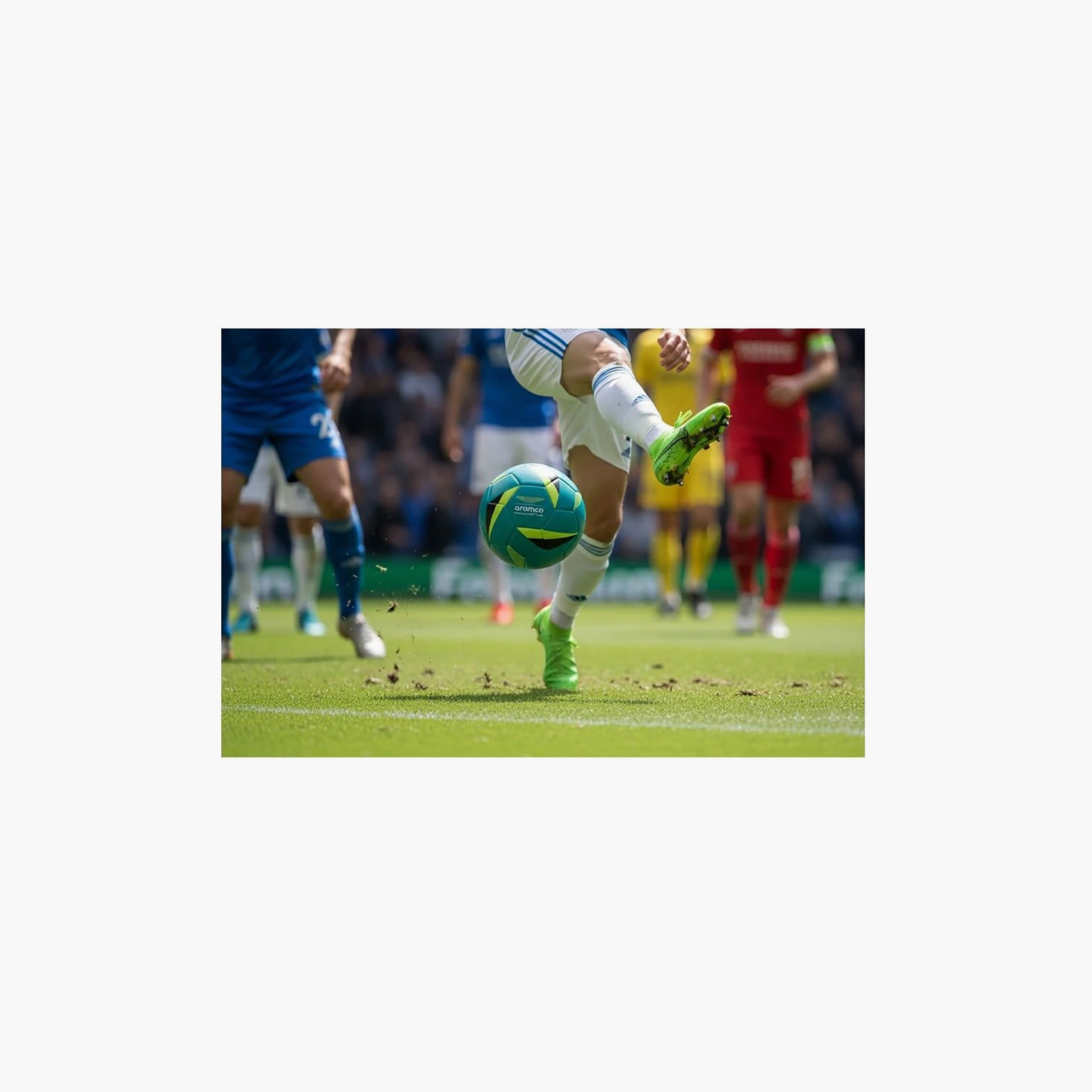 Lamborghini Aston Martin Aramco Formula One Team Football - Size 5-sports-gear-football-accessories-balls-image-1