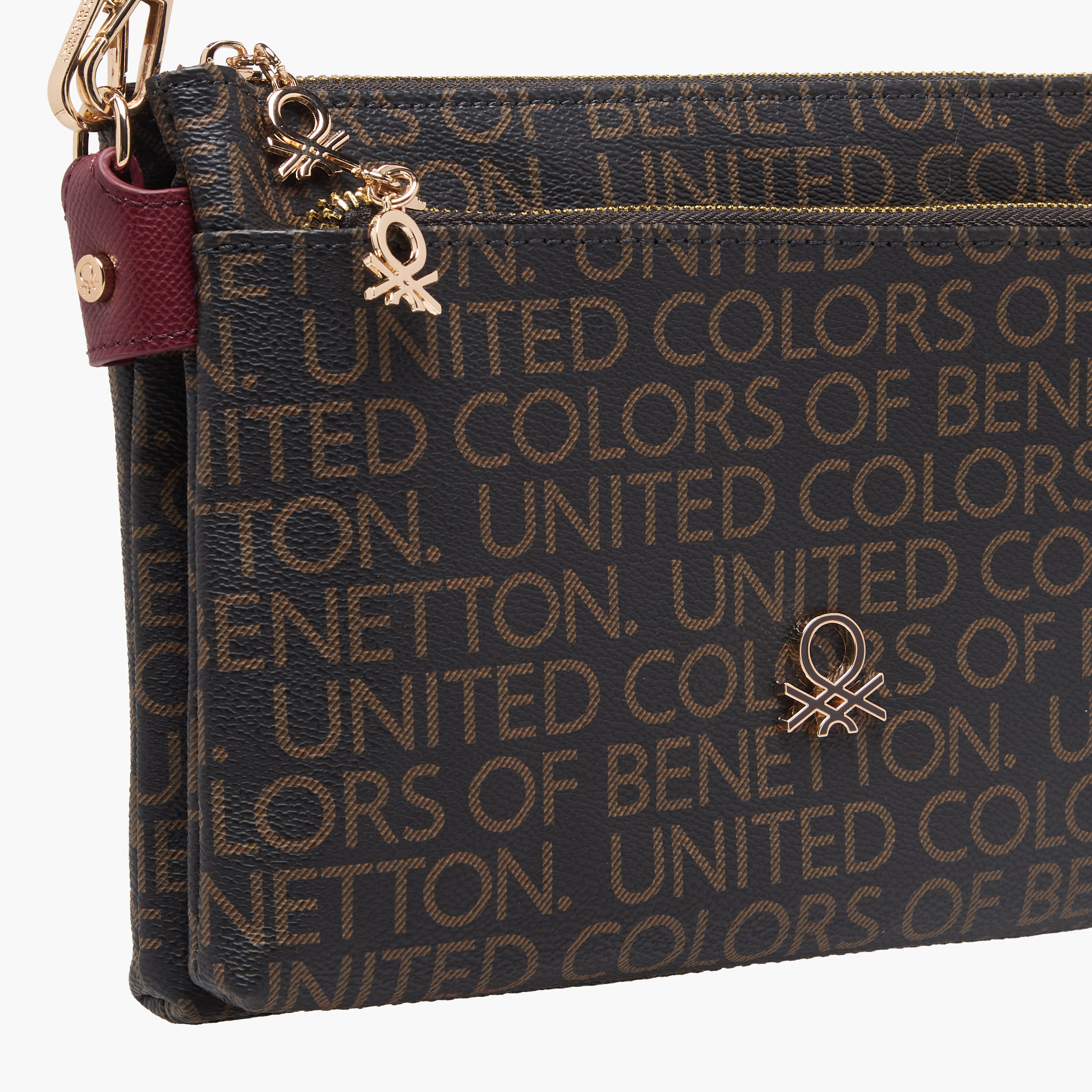 United Colors of Benetton Monogram Print Crossbody Bag with Zip Closure-women-bagsandwallets-handbags-image-5