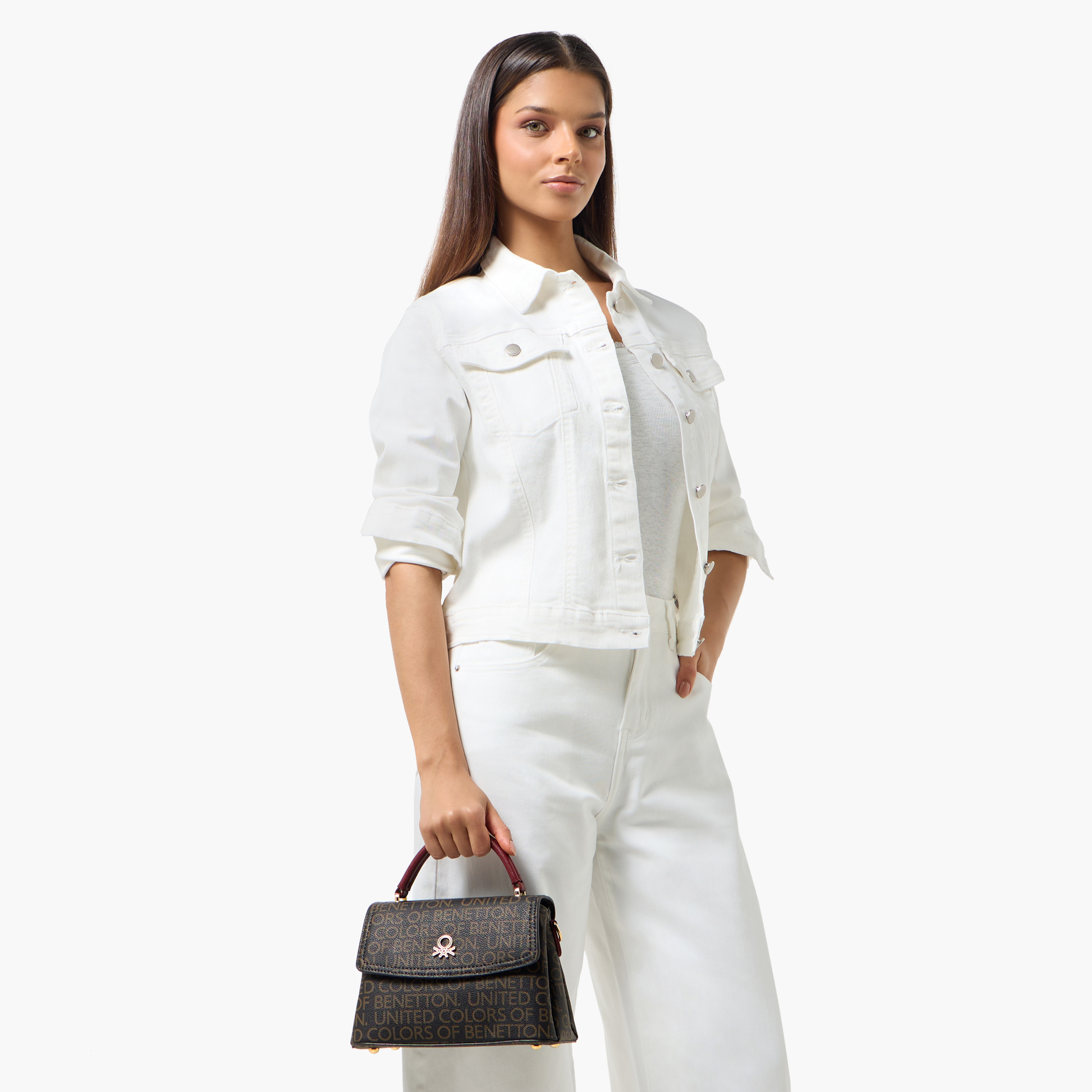 United Colors of Benetton Monogram Print Crossbody Bag with Zip Closure-women-bagsandwallets-handbags-image-2