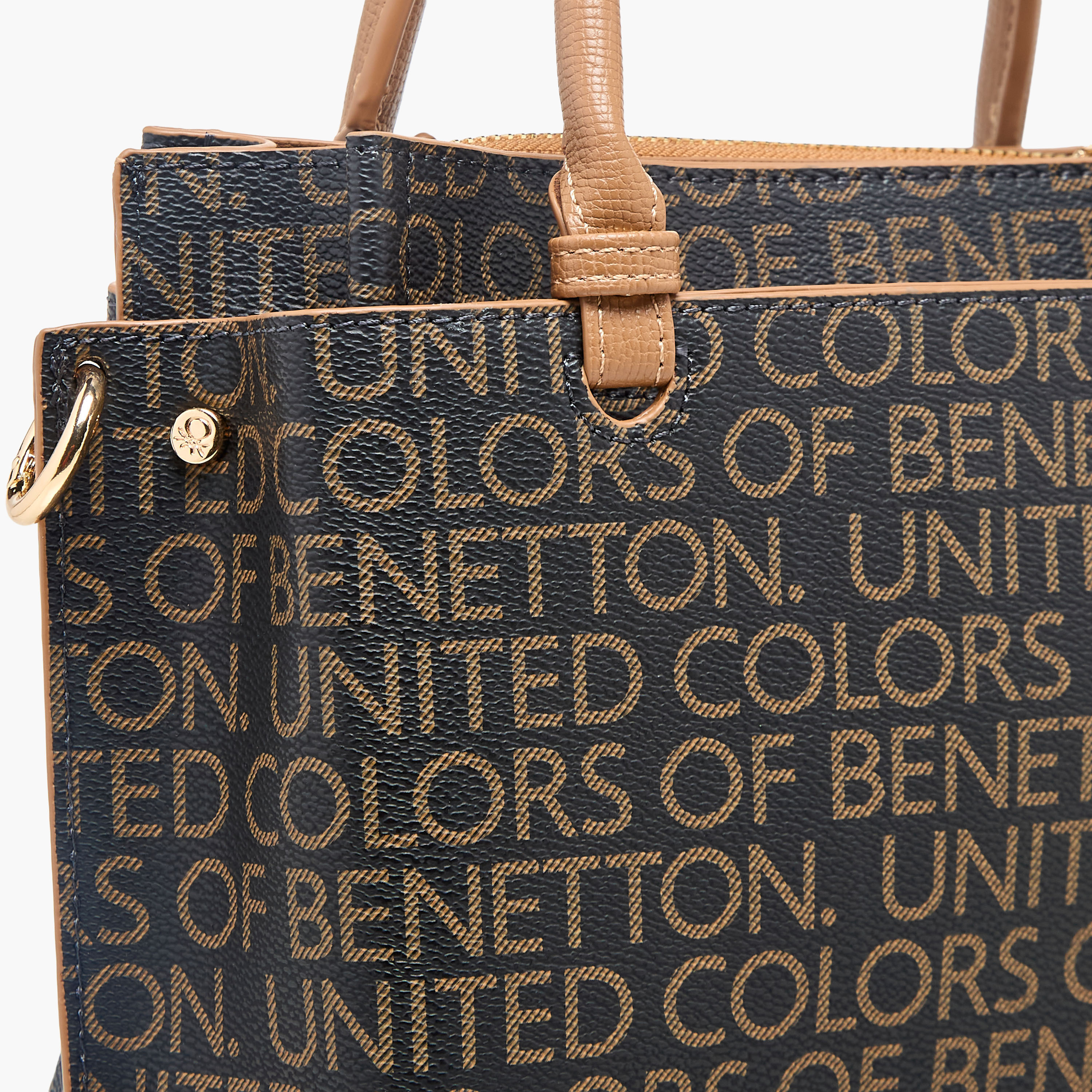 United Colors of Benetton Monogram Print Crossbody Bag with Zip Closure-women-bagsandwallets-handbags-image-6
