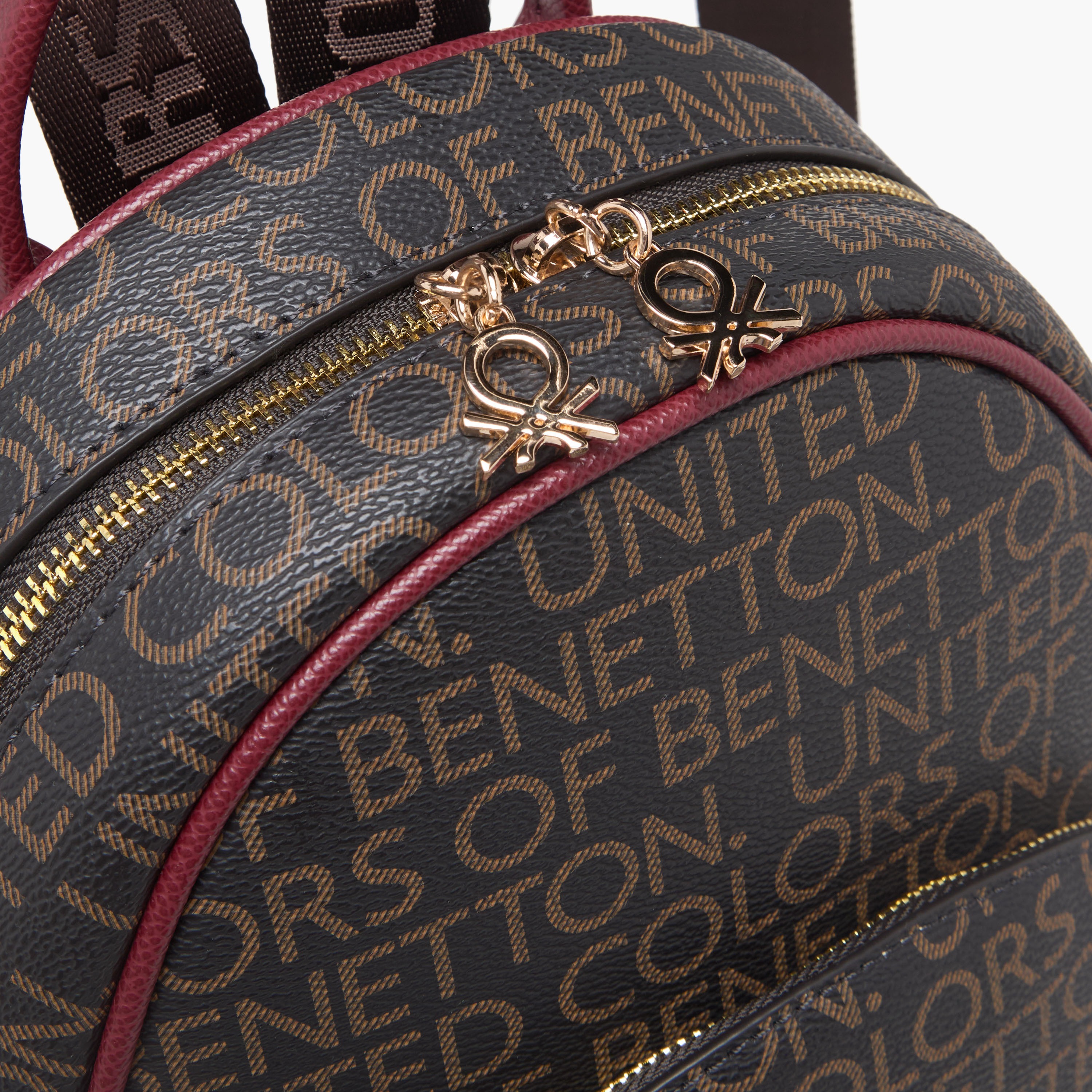 United Colors of Benetton Monogram Print Backpack with Zip Closure-women-bagsandwallets-backpacks-image-5