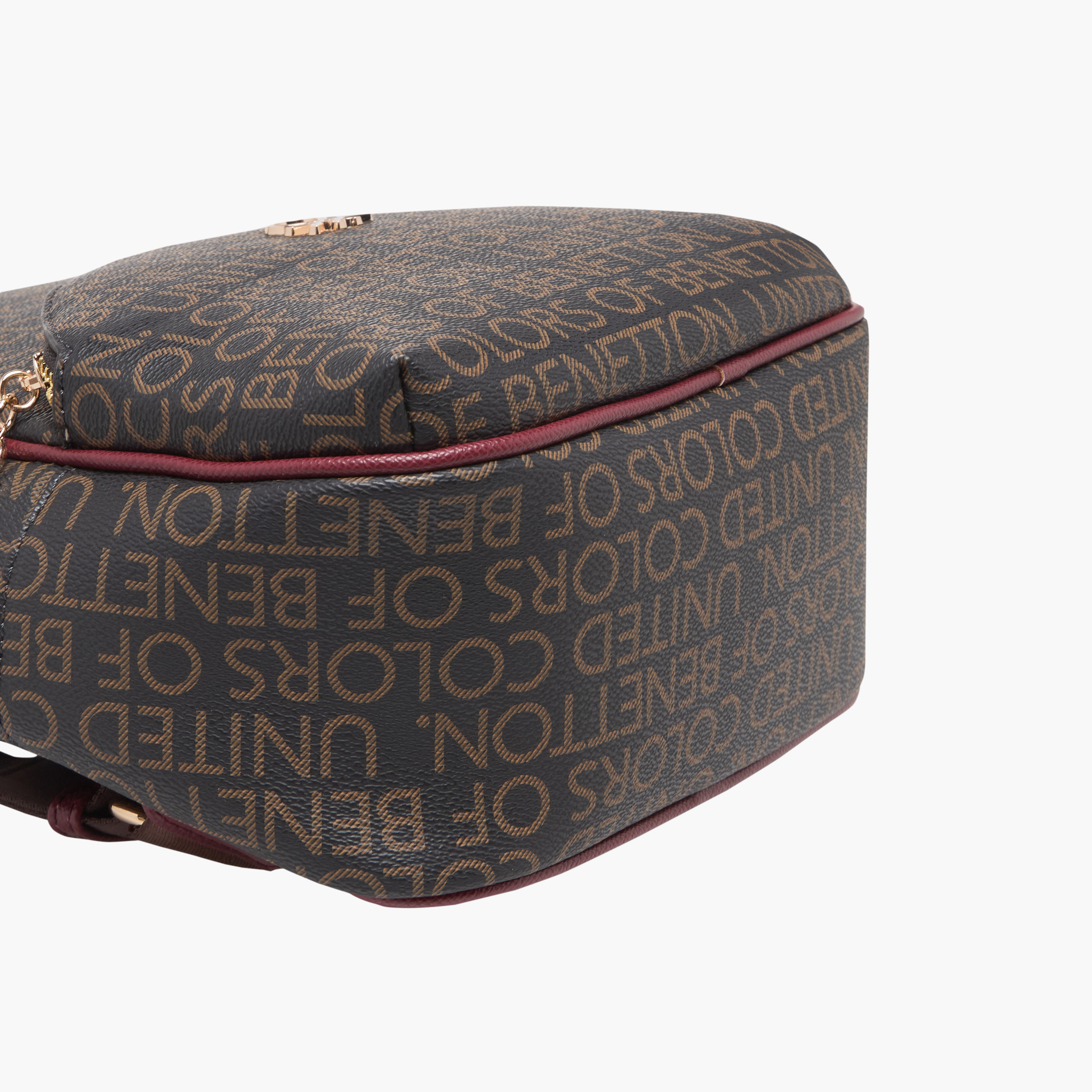 United Colors of Benetton Monogram Print Backpack with Zip Closure-women-bagsandwallets-backpacks-image-7