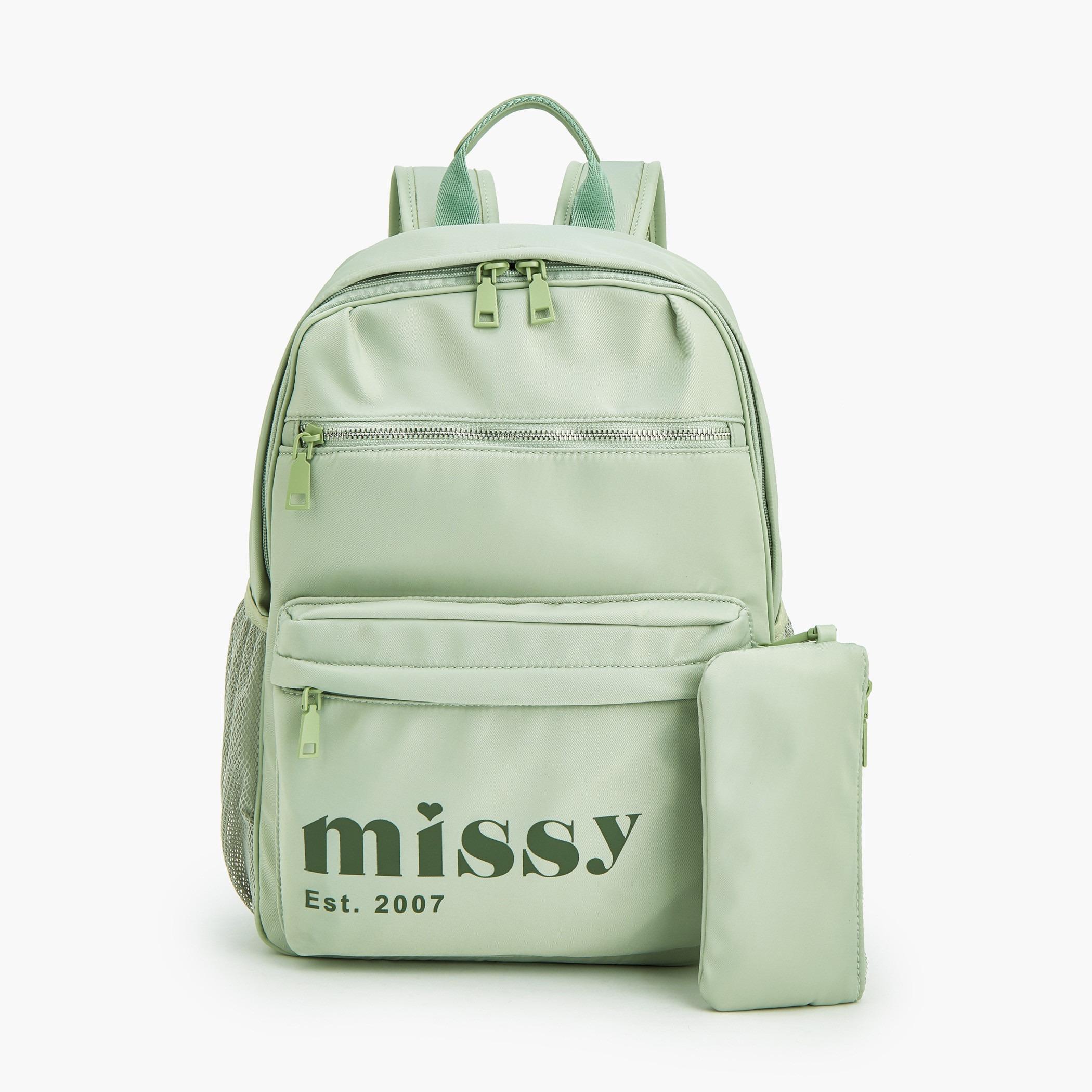 Missy Logo Print 2-Piece School Backpack Set for Kids with Pencil Pouch - 30x12x40 cm-cpwomen-fashionaccessories-bagsandwallets-backpacks-image-1