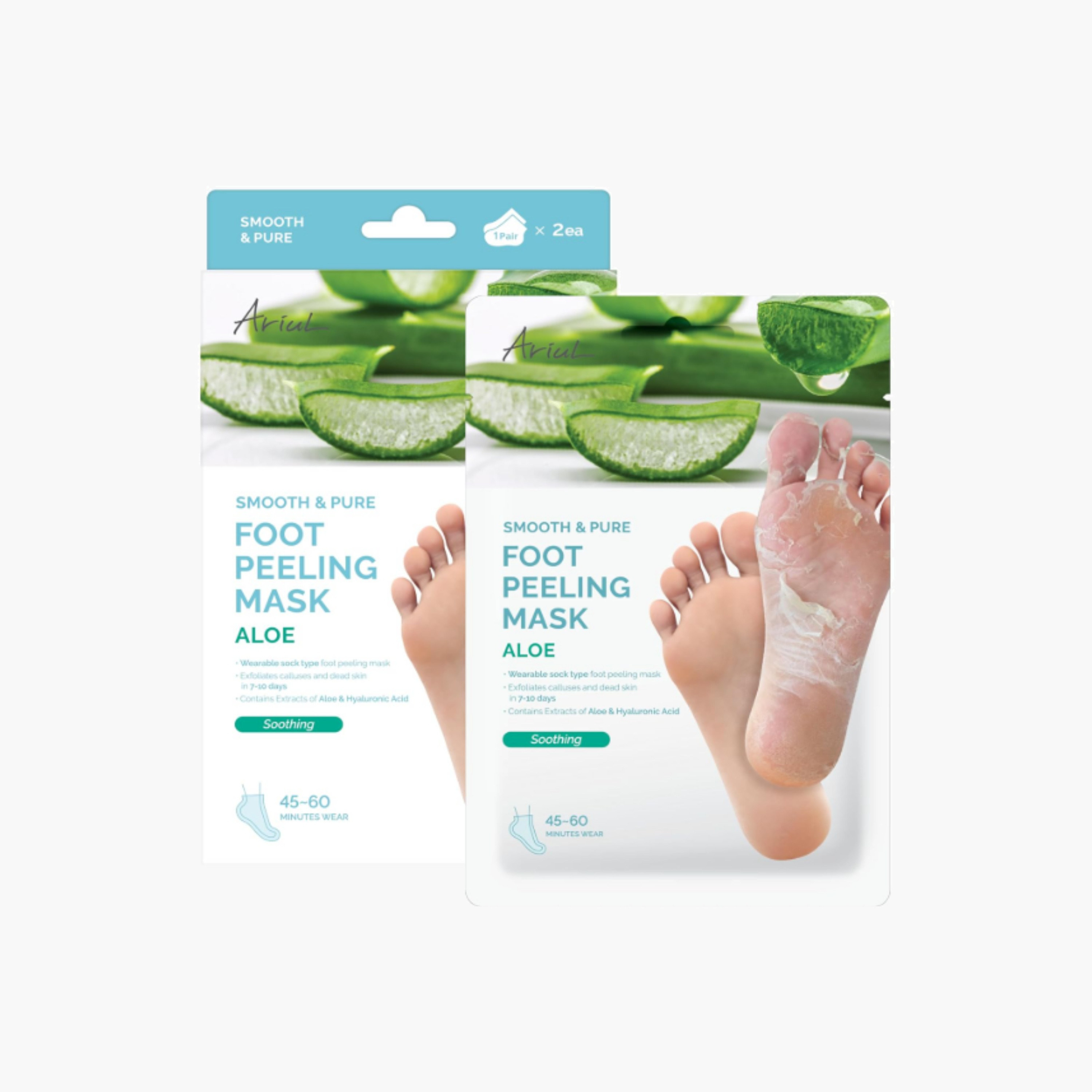 Ariul Aloe Soothing Foot Peeling Mask-beautyandpersonalcare-bathandbody-handsandfeet-image-1