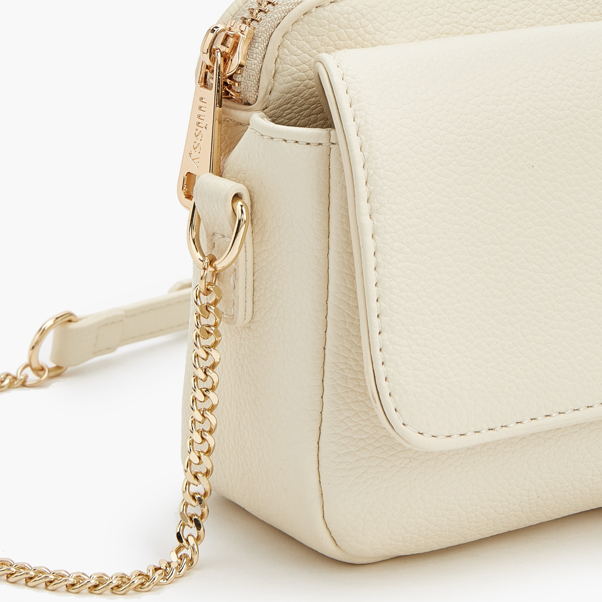 Missy Textured Crossbody Bag with Chain Strap-women-bagsandwallets-handbags-image-4