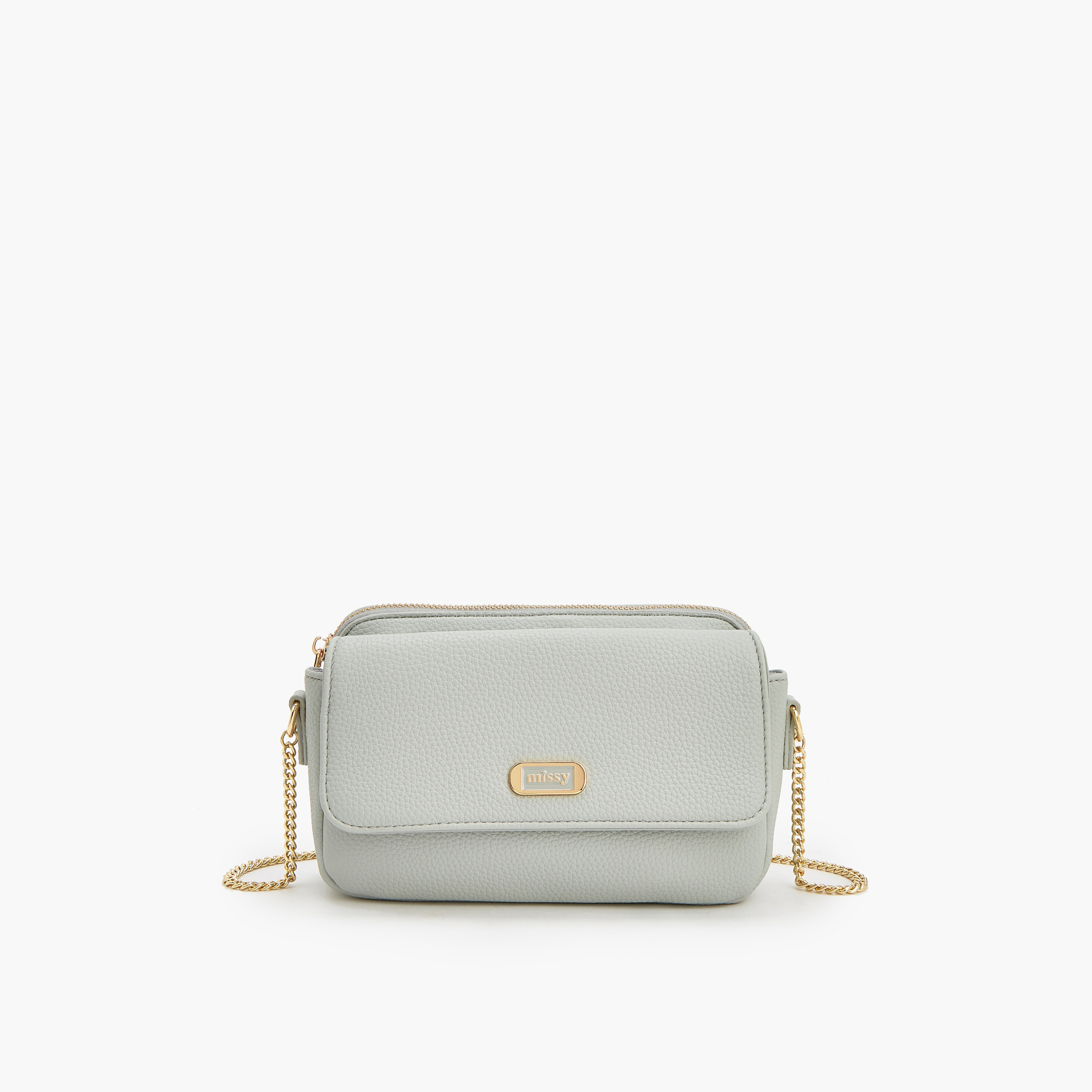 شنطة كروس بودي بارزة الملمس بحزام سلسلة من ميسي-women-bagsandwallets-handbags-image-1