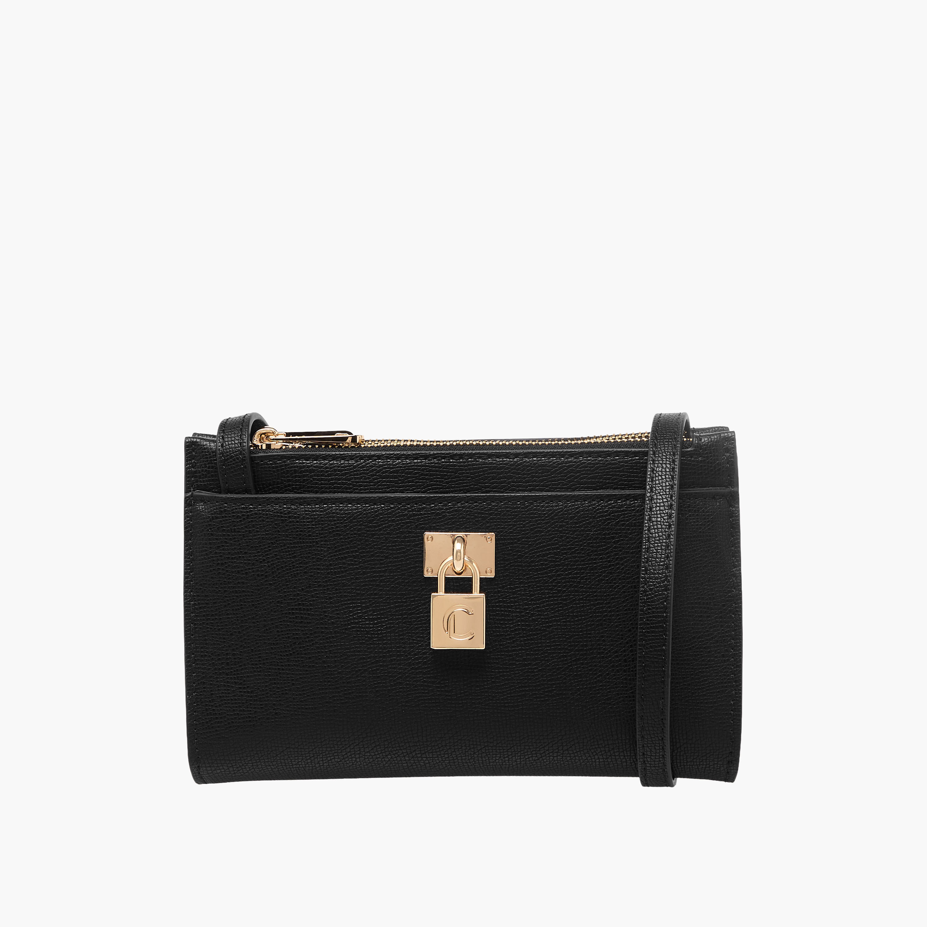 شنطة كروس بودي بارزة الملمس وزينة قفل من لو كونفورت-women-bagsandwallets-handbags-image-1
