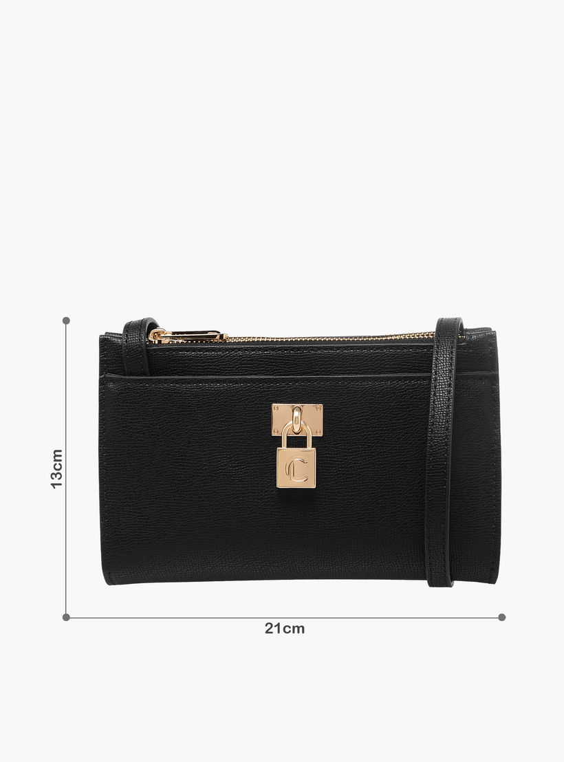 شنطة كروس بودي بارزة الملمس وزينة قفل من لو كونفورت-women-bagsandwallets-handbags-image-3