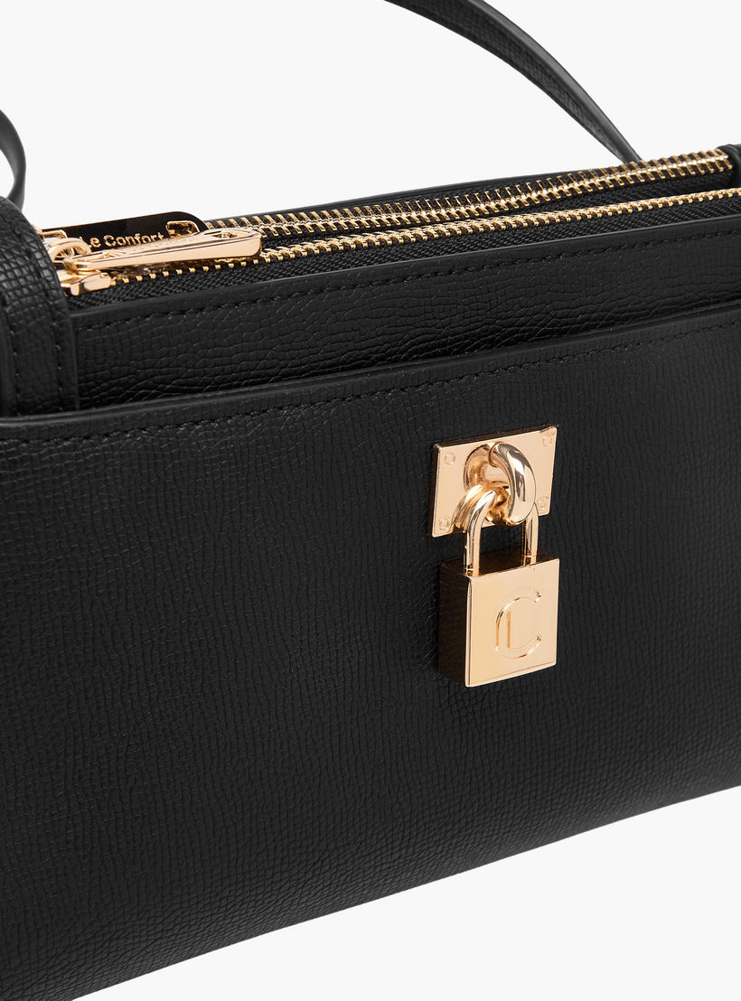 شنطة كروس بودي بارزة الملمس وزينة قفل من لو كونفورت-women-bagsandwallets-handbags-image-6