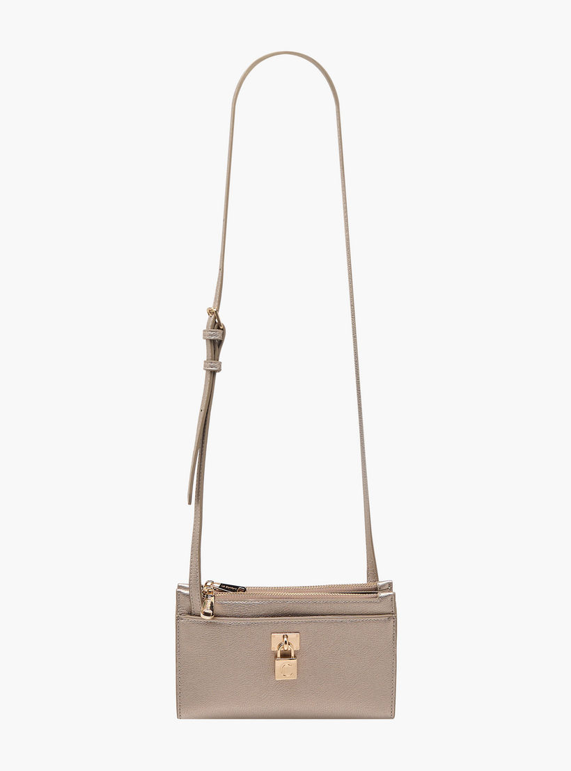 شنطة كروس بودي بارزة الملمس بزينة قفل من لو كونفورت-women-bagsandwallets-handbags-image-4