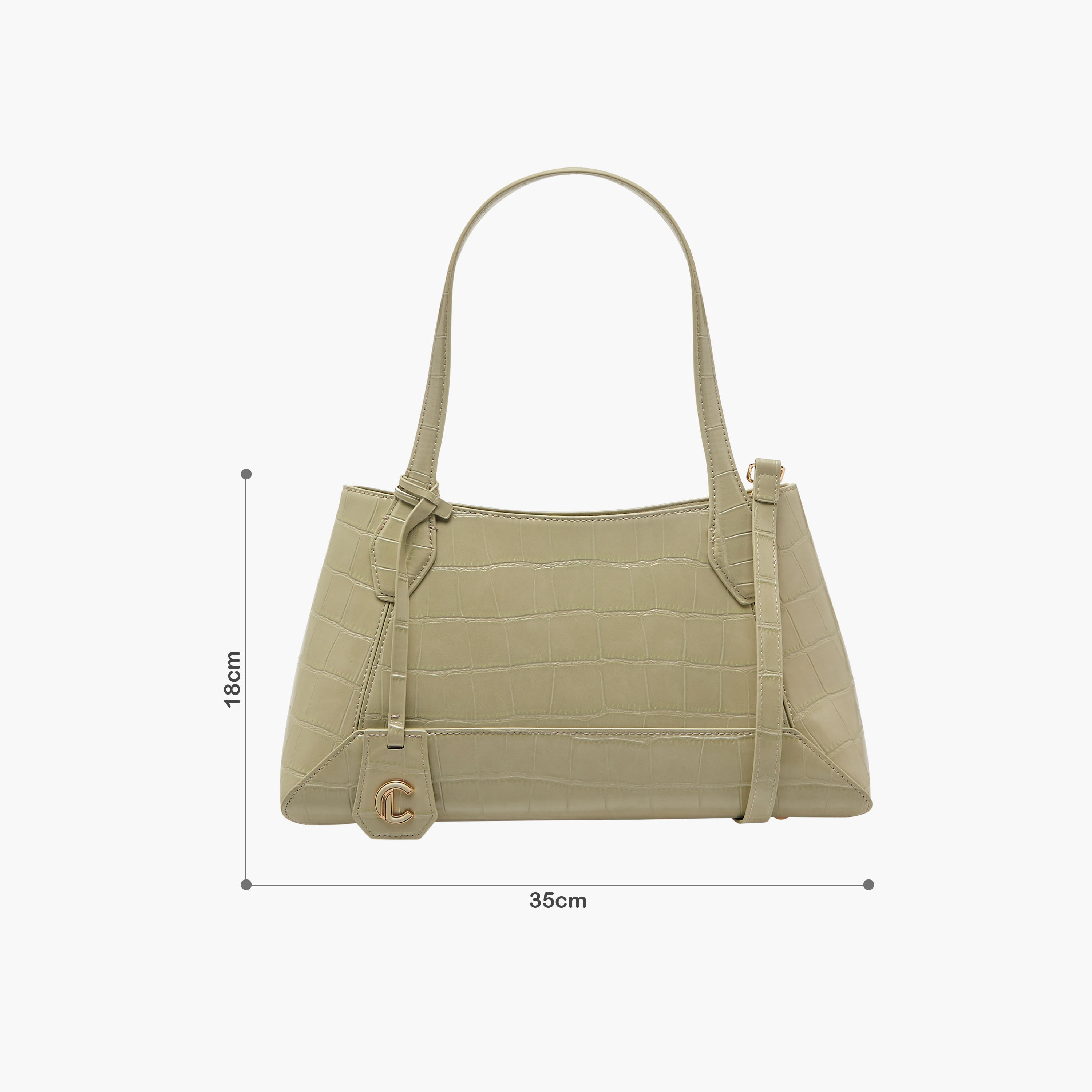 شنطة توتي بارزة الملمس بحزام قابل للفصل من لو كونفورت-women-bagsandwallets-handbags-image-4