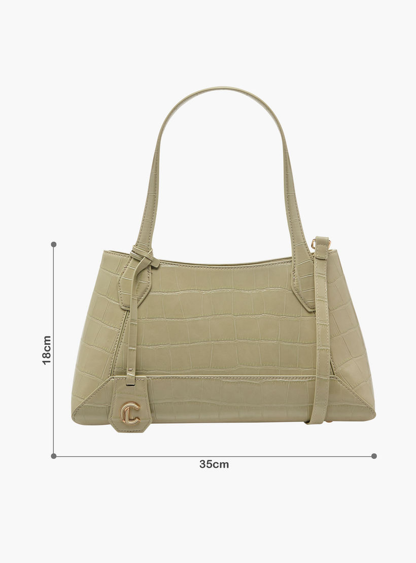 شنطة توتي بارزة الملمس بحزام قابل للفصل من لو كونفورت-women-bagsandwallets-handbags-image-4
