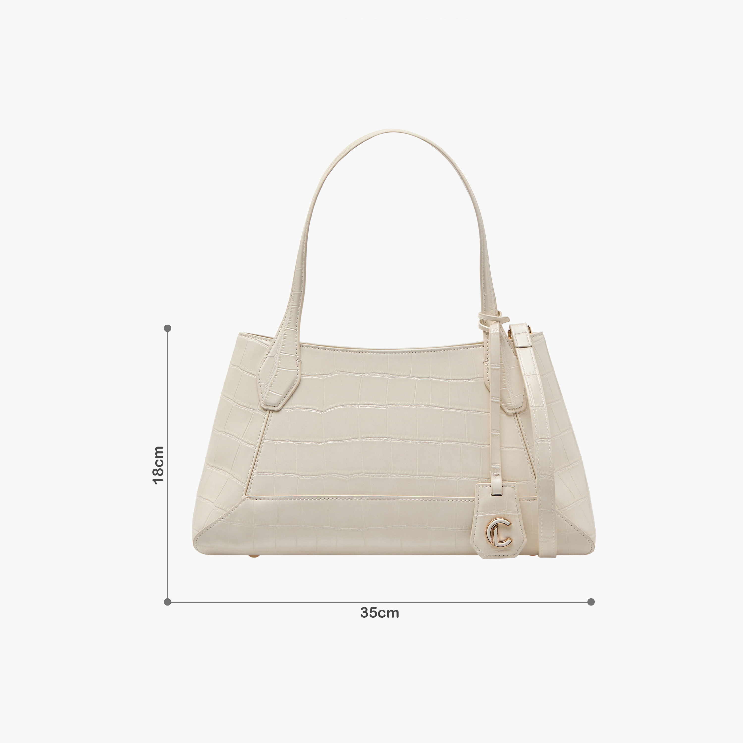 شنطة توتي بارزة الملمس بحزام قابل للفصل من لو كونفورت-women-bagsandwallets-handbags-image-3